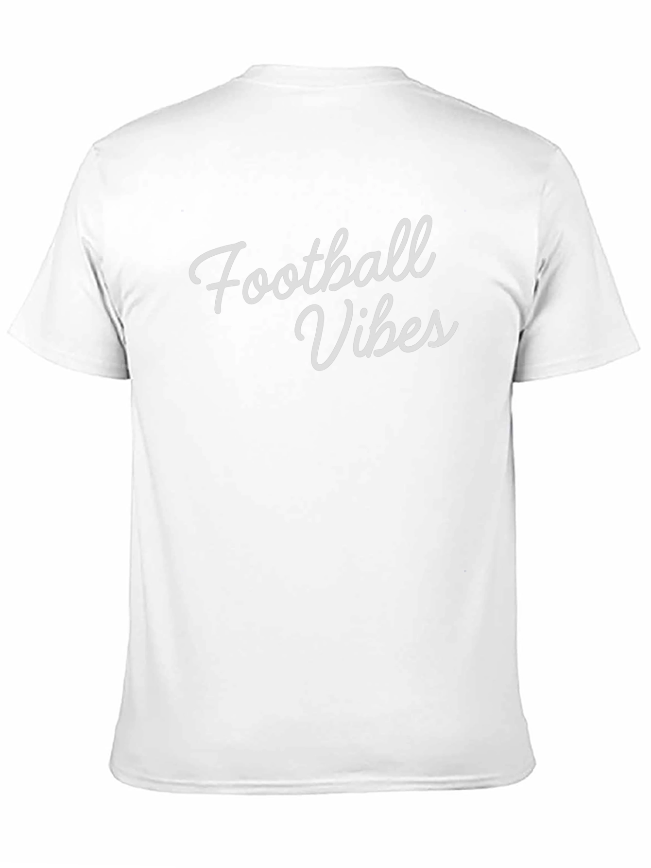 Football Vibes Graphic Tee - Soft Black T-Shirt