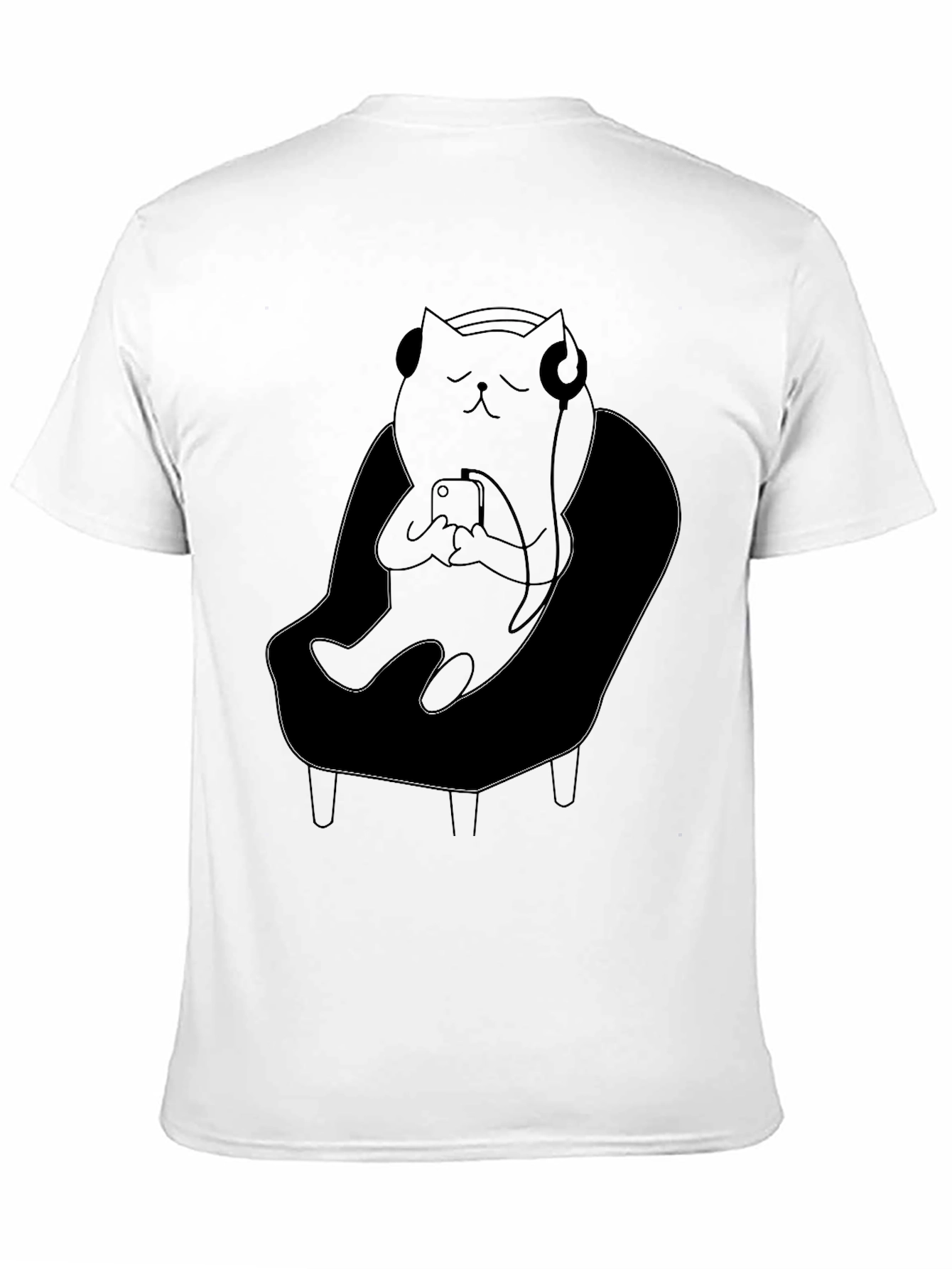 Relaxed Cat in Chair T-Shirt