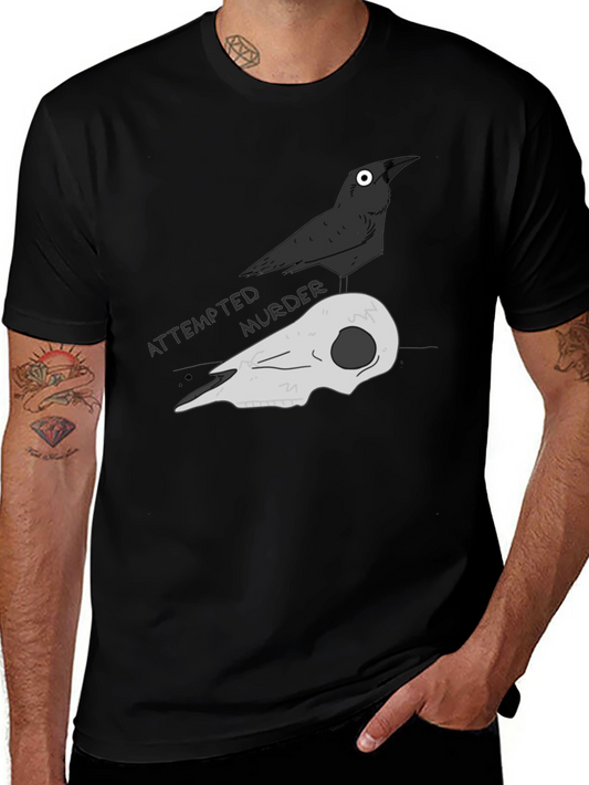 Attempted Murder Crow Graphic Tee