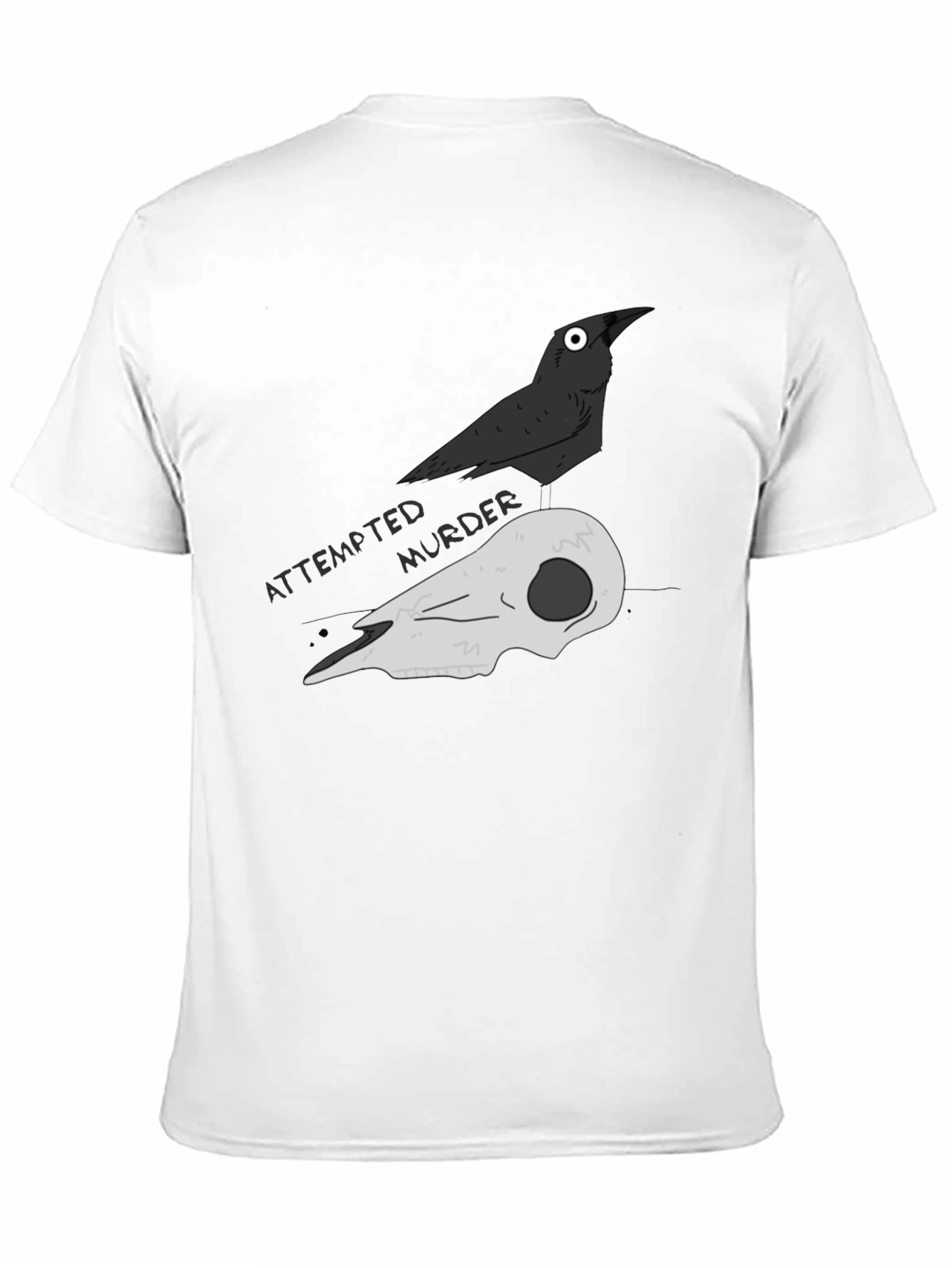 Attempted Murder Crow Graphic Tee