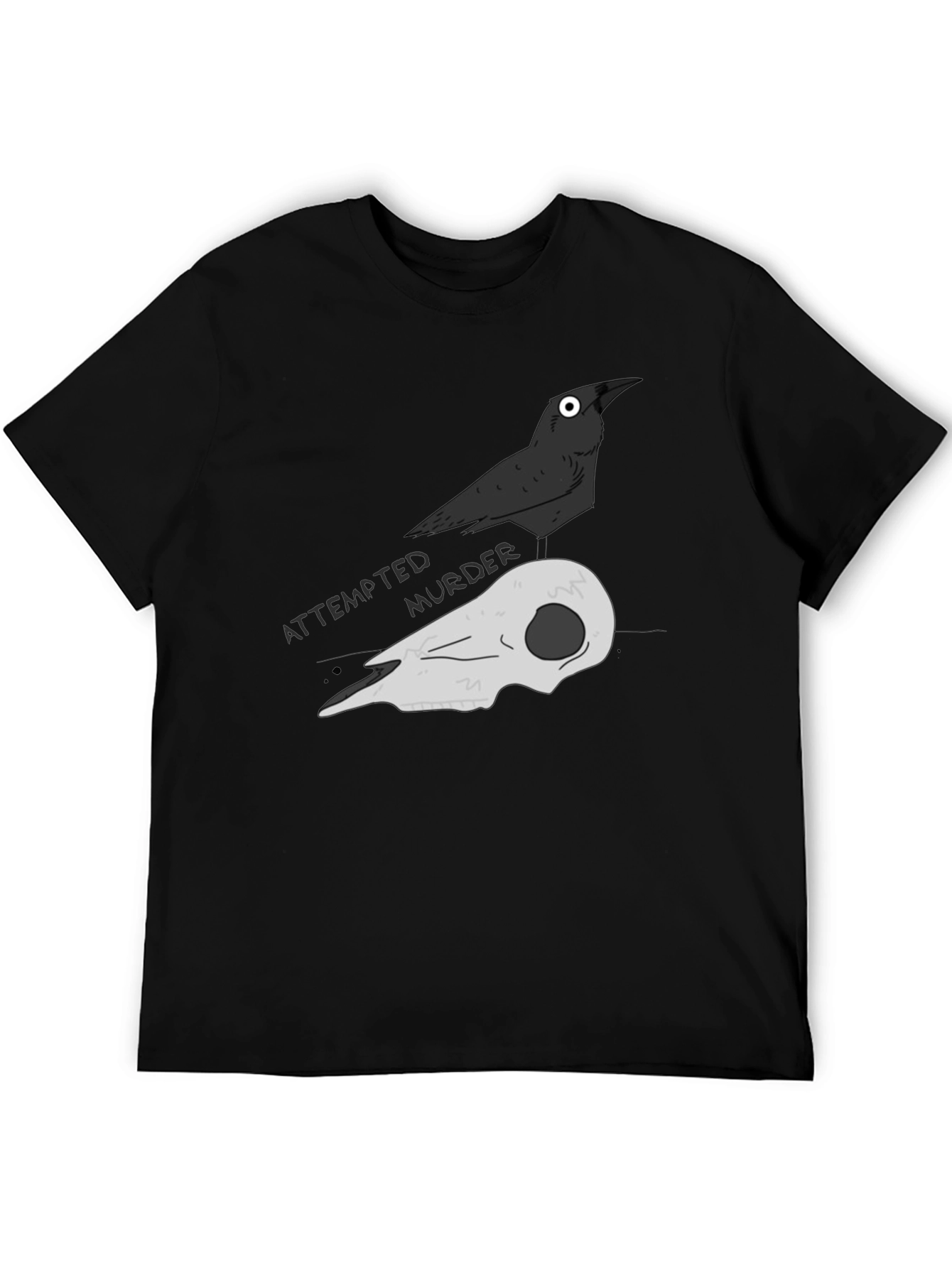 Attempted Murder Crow Graphic Tee