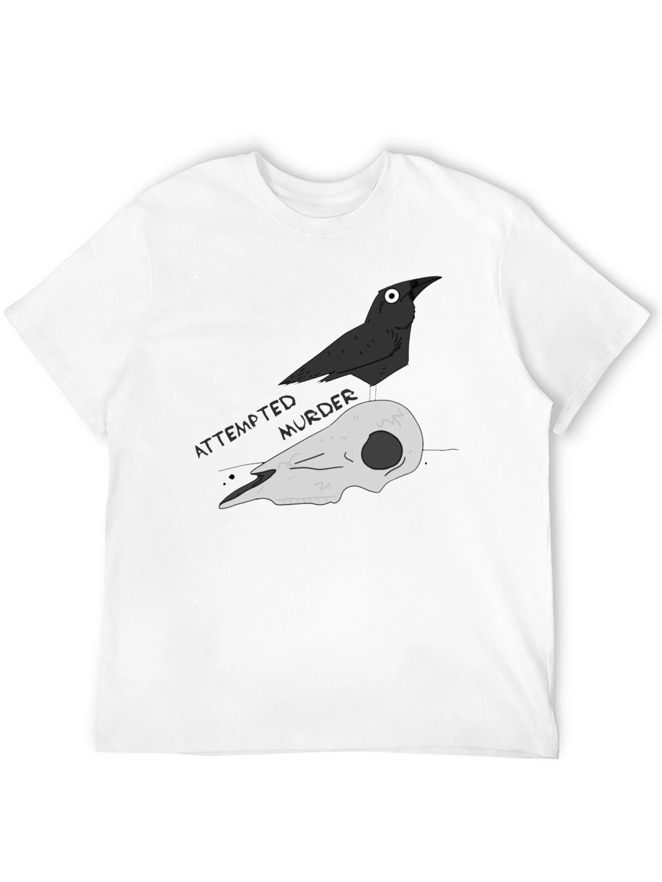 Attempted Murder Crow Graphic Tee