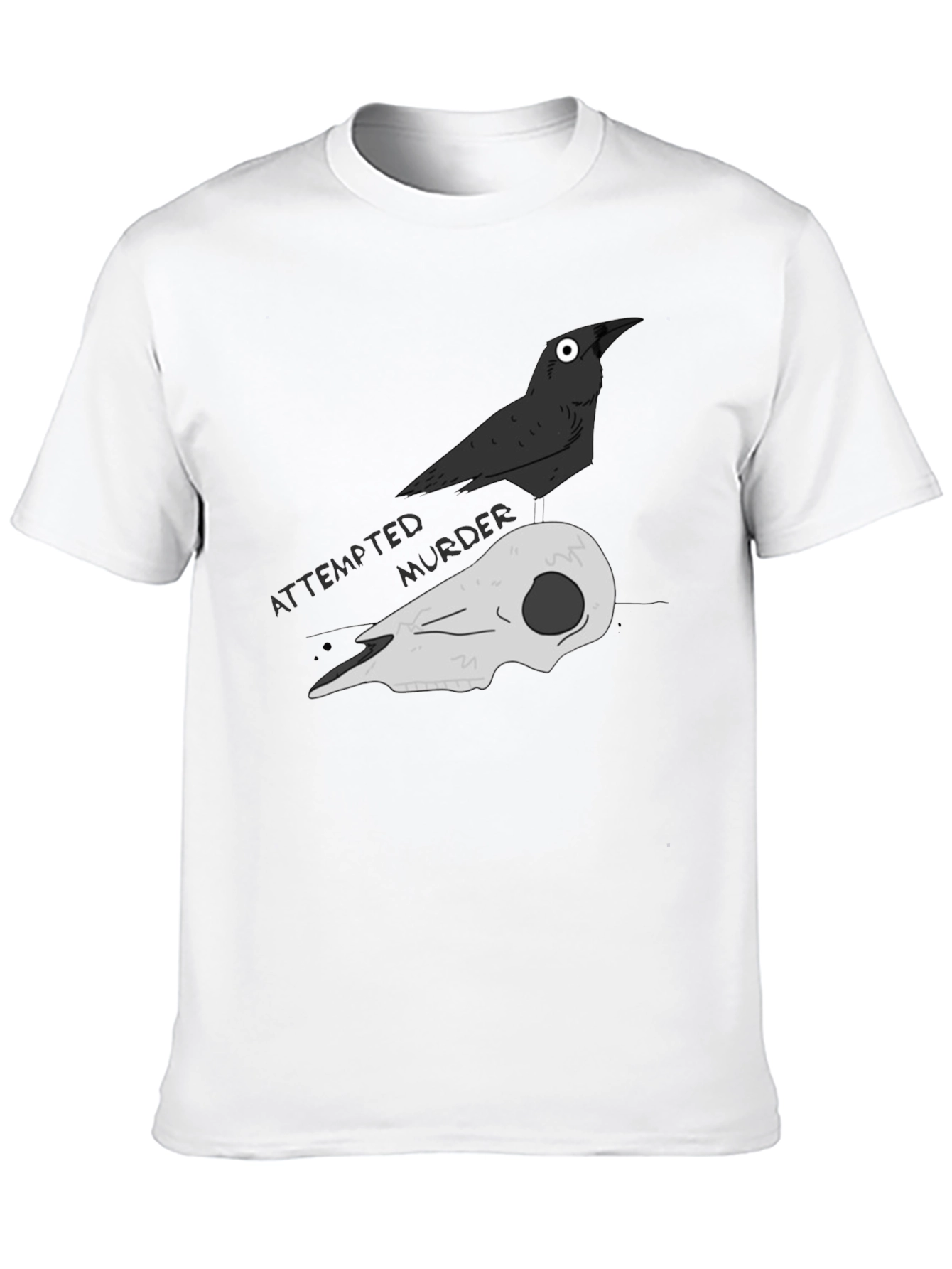 Attempted Murder Crow Graphic Tee