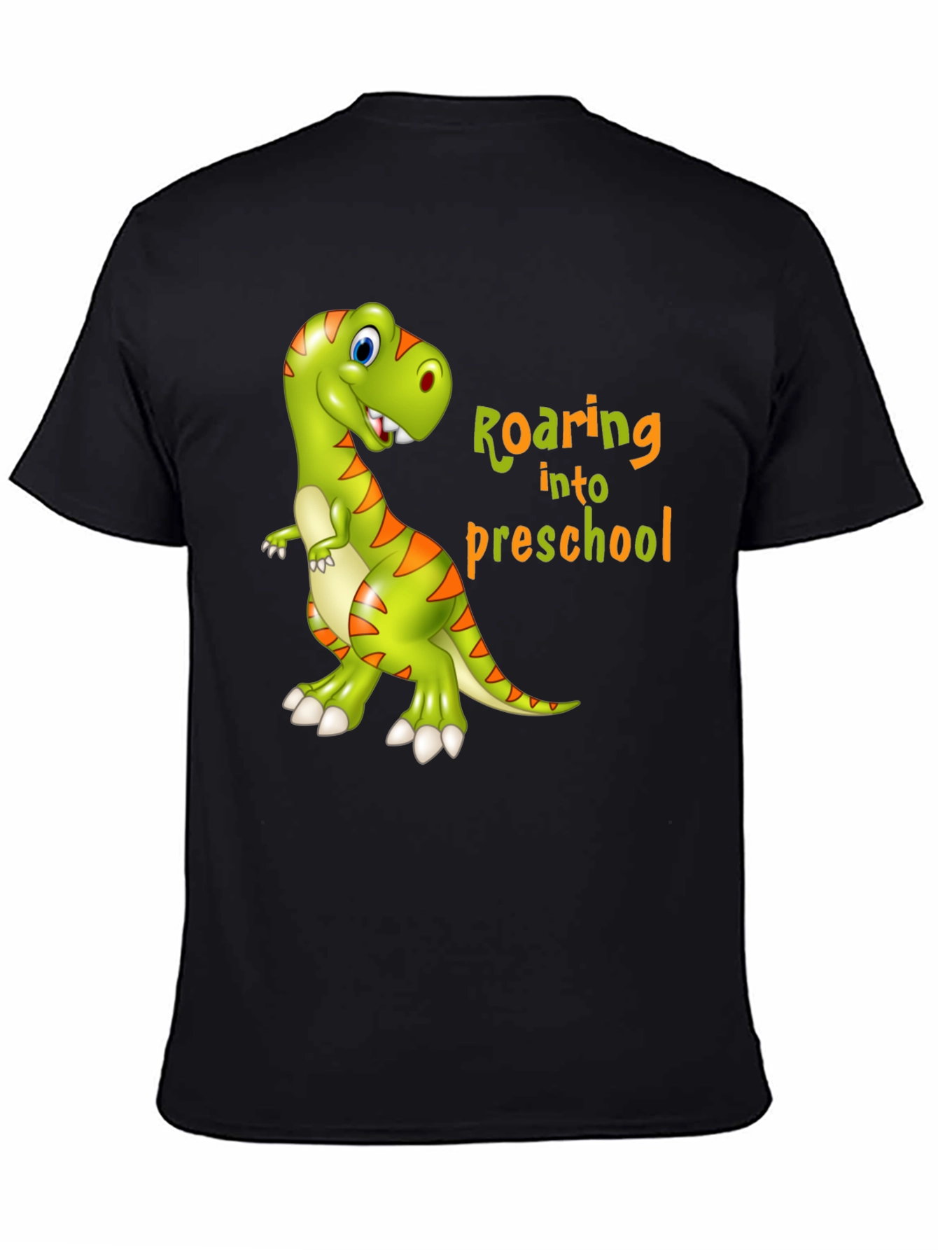 Roaring into Preschool T-Shirt - Kids Dinosaur Tee