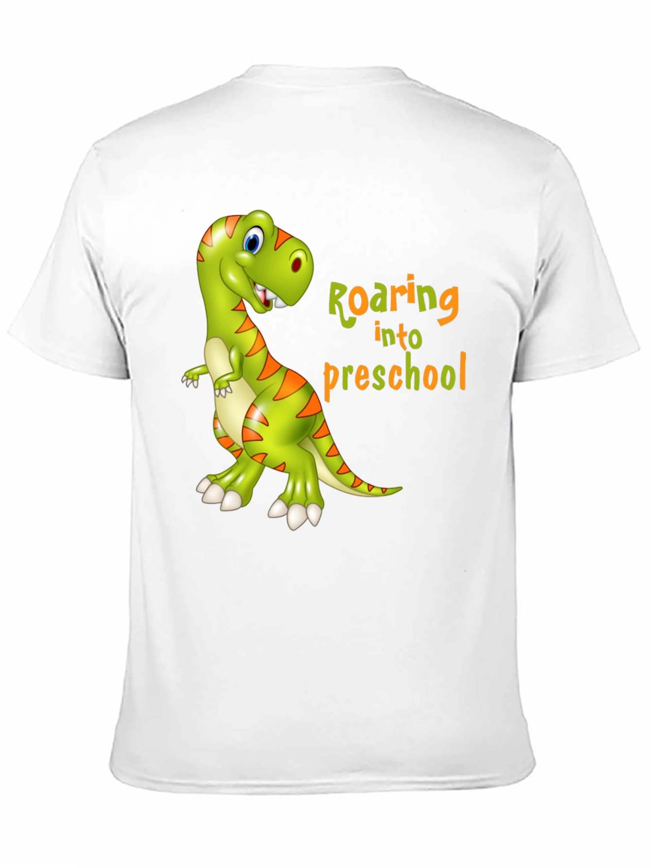 Roaring into Preschool T-Shirt - Kids Dinosaur Tee