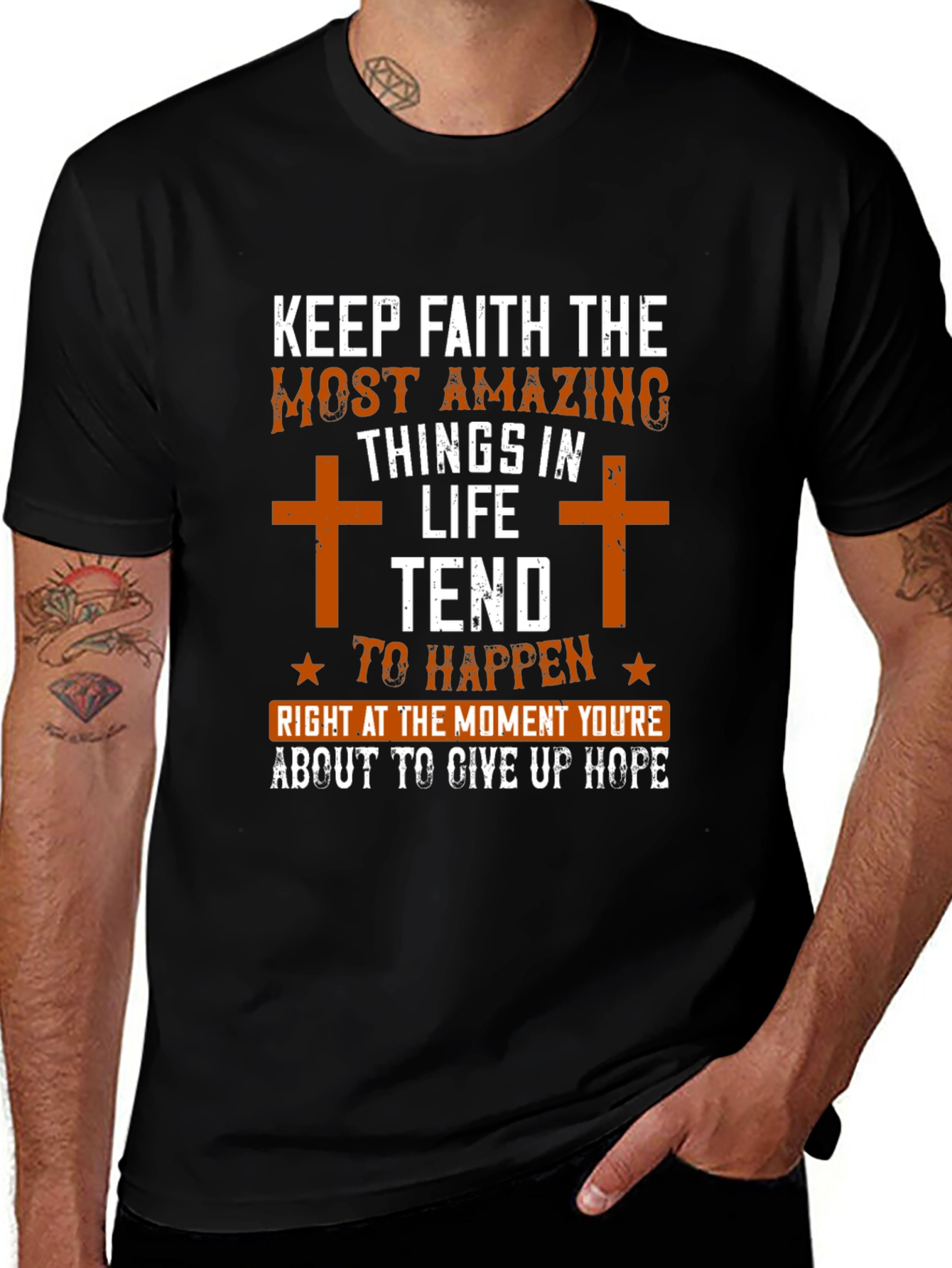 Keep Faith Graphic T-Shirt
