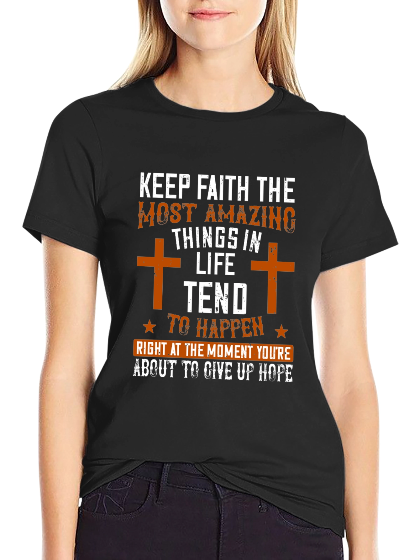 Keep Faith Graphic T-Shirt
