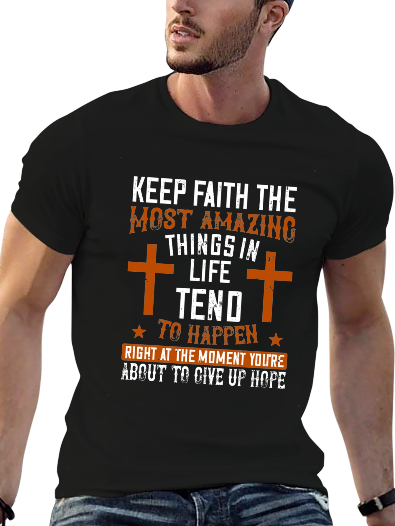 Keep Faith Graphic T-Shirt