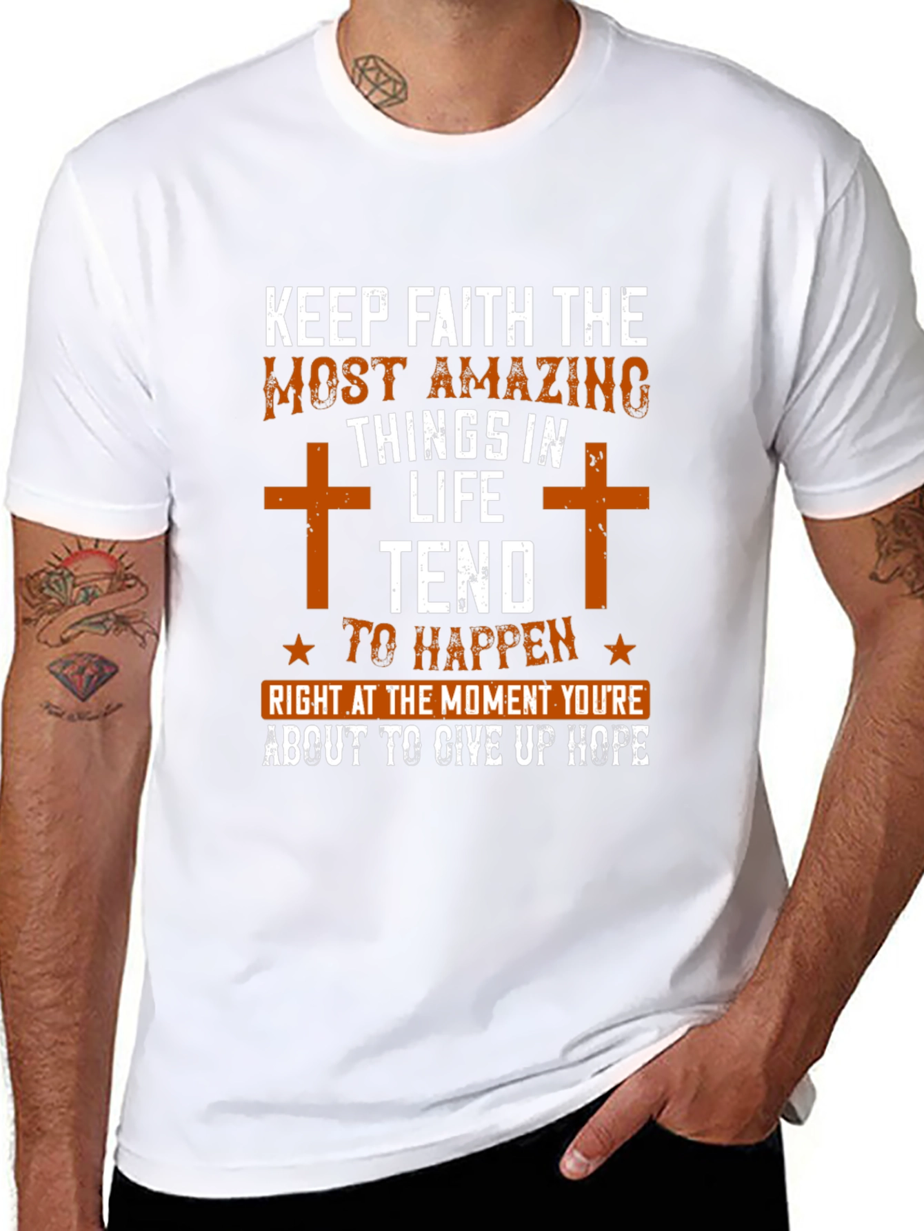 Keep Faith Graphic T-Shirt
