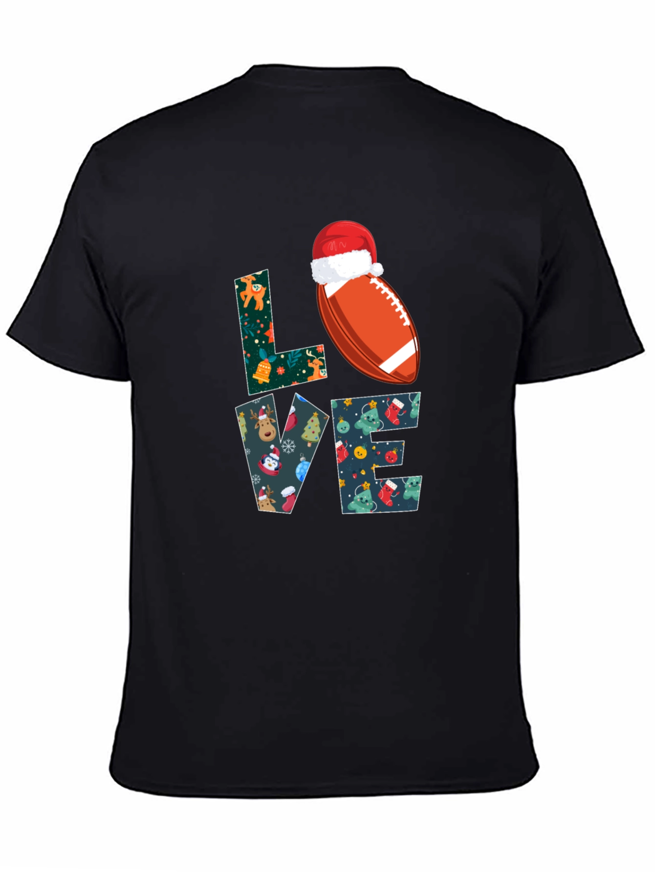 Festive Football Love Graphic Tee