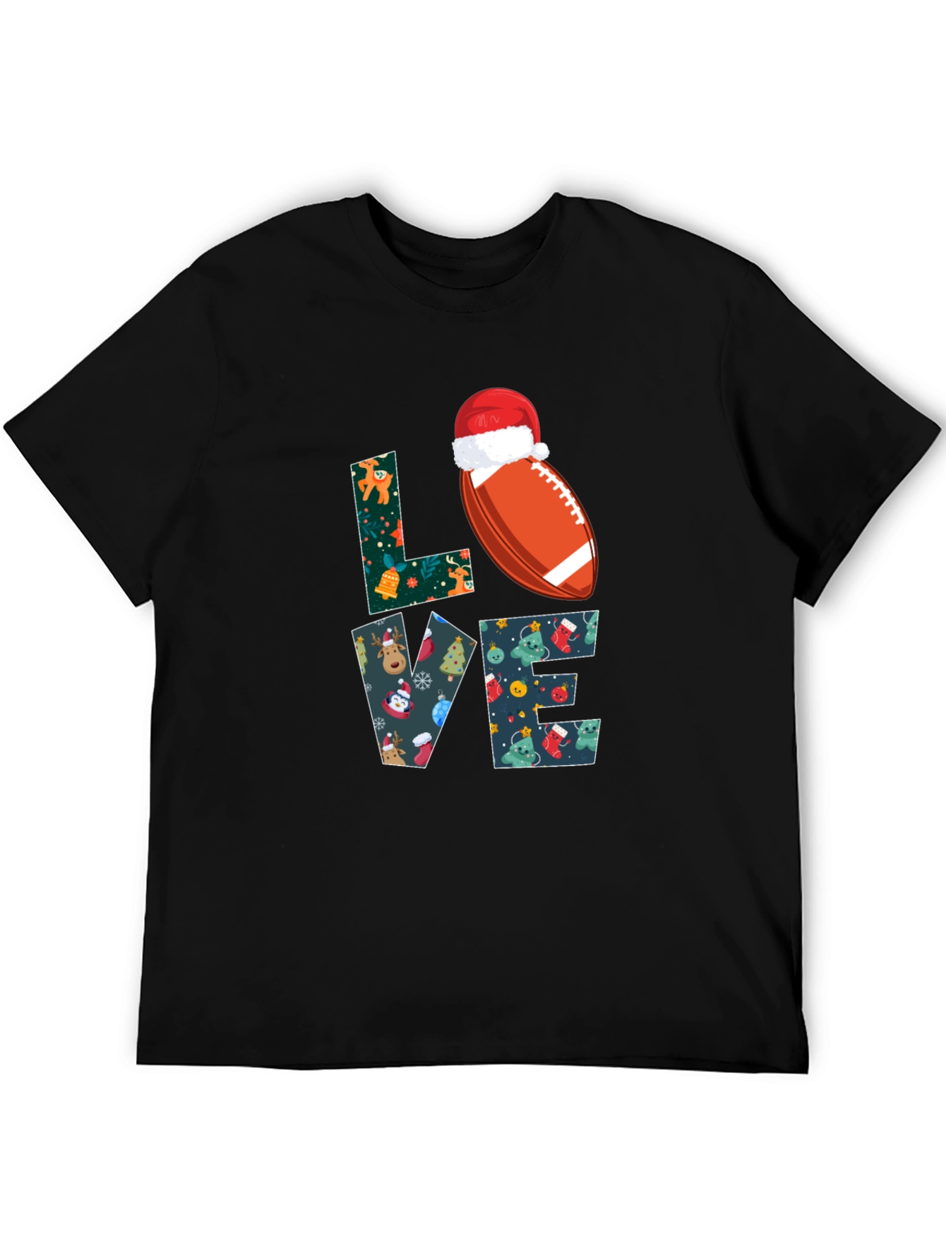 Festive Football Love Graphic Tee