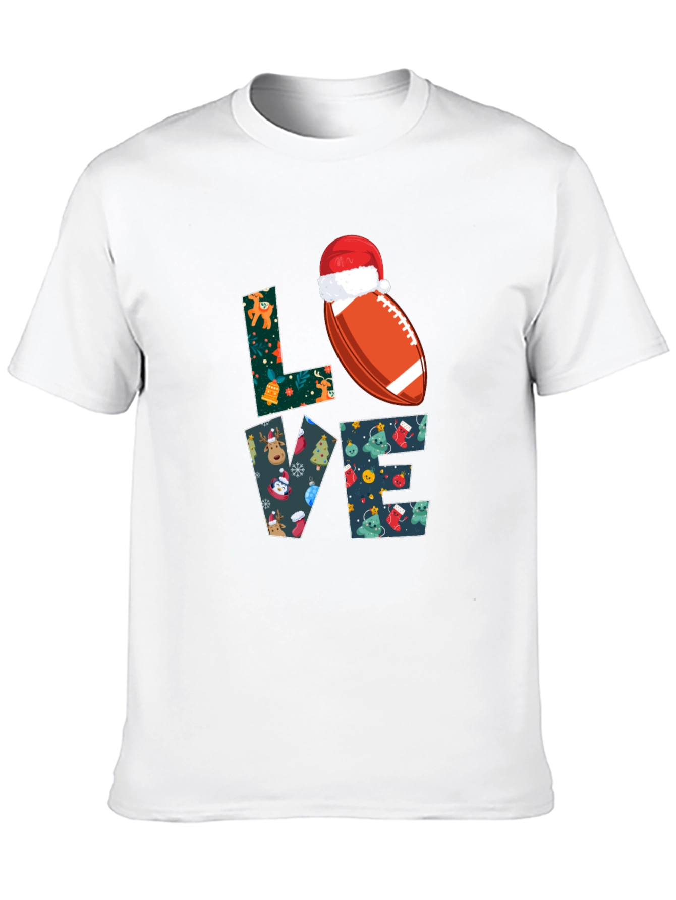 Festive Football Love Graphic Tee