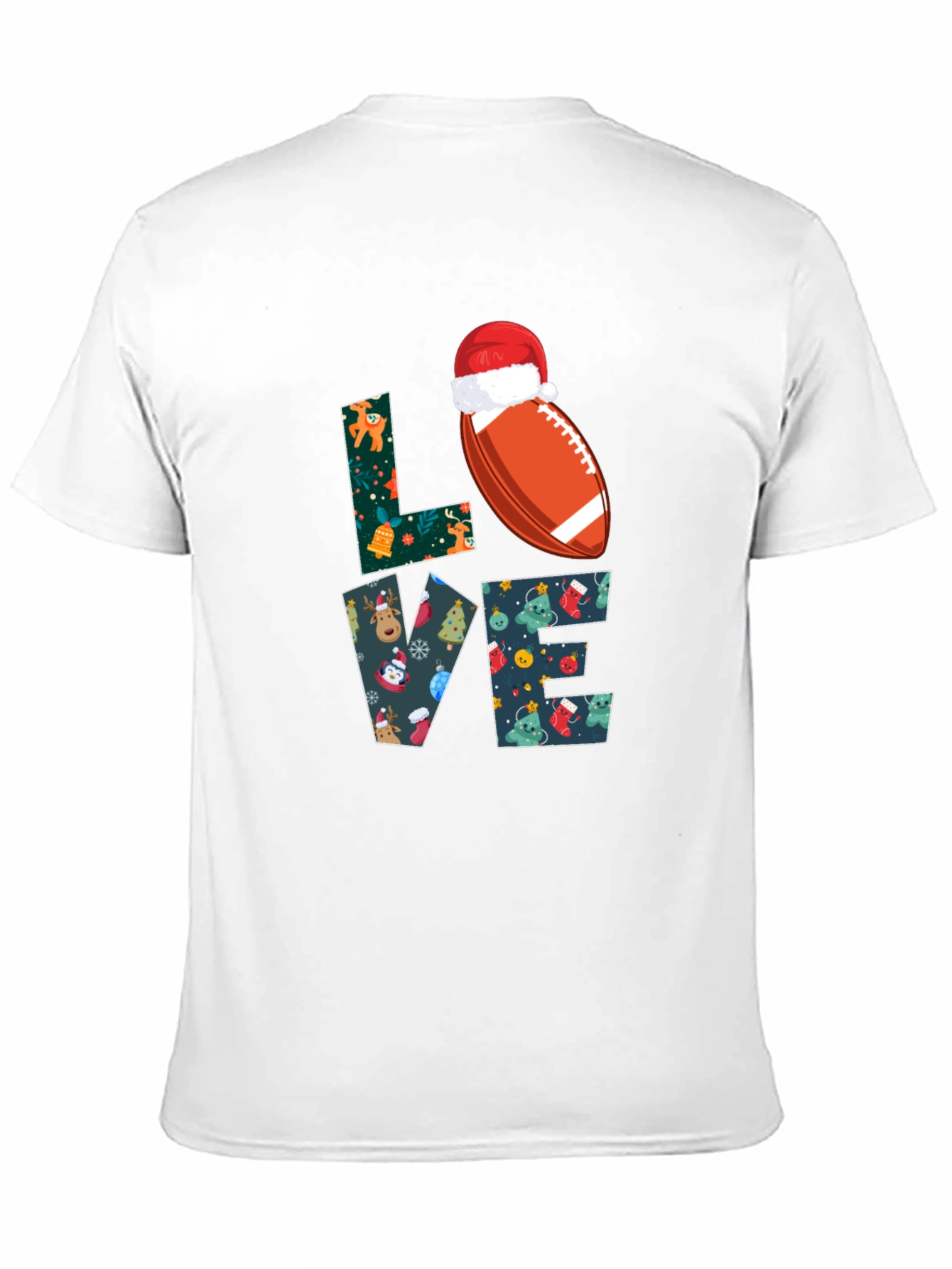 Festive Football Love Graphic Tee