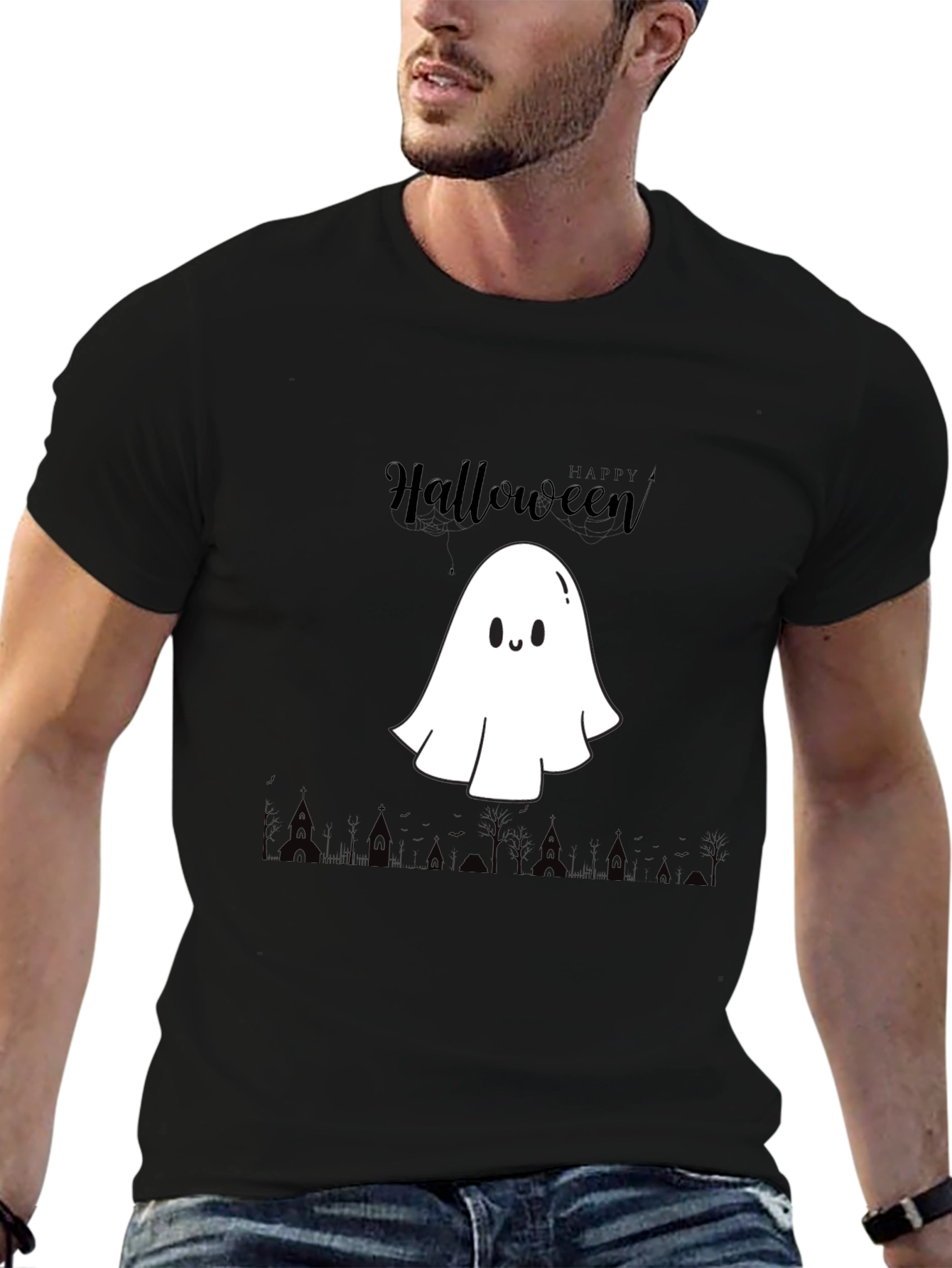 Happy Halloween Ghost T-Shirt