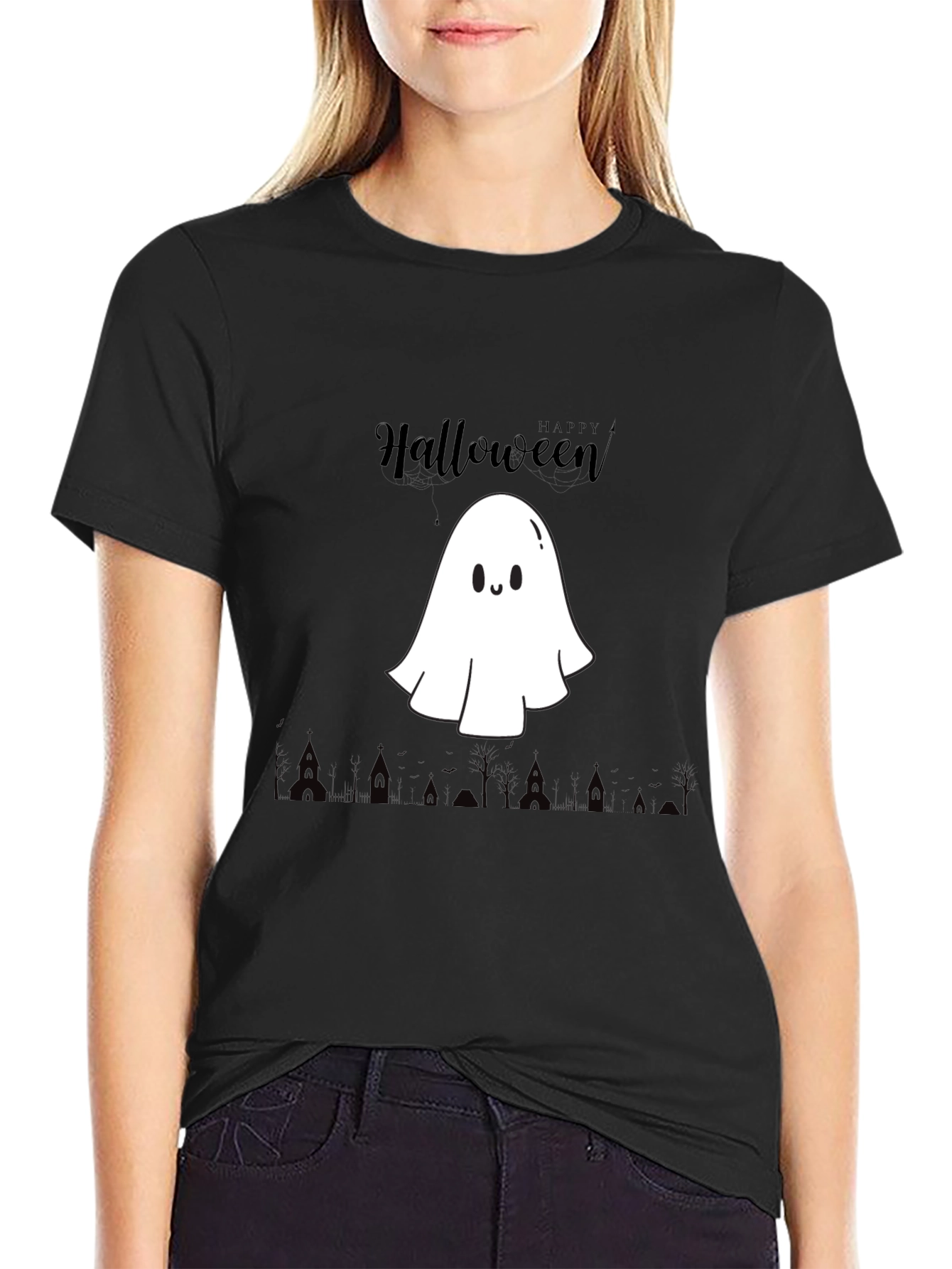 Happy Halloween Ghost T-Shirt