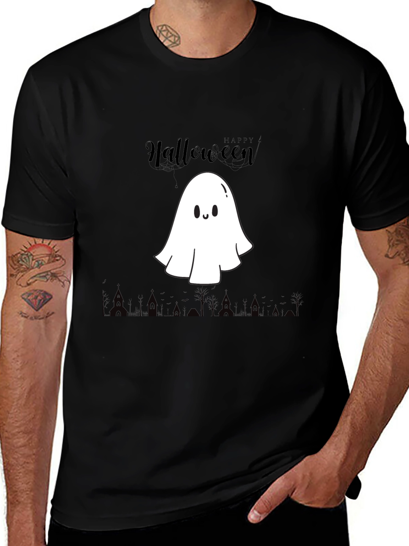 Happy Halloween Ghost T-Shirt