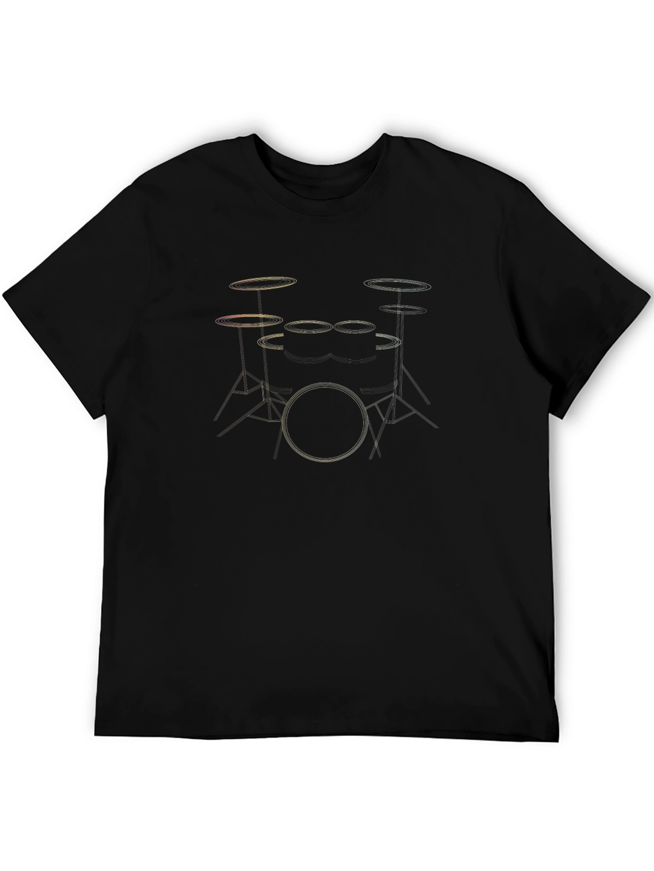 Drum Kit Graphic Tee - Music Lover T-Shirt