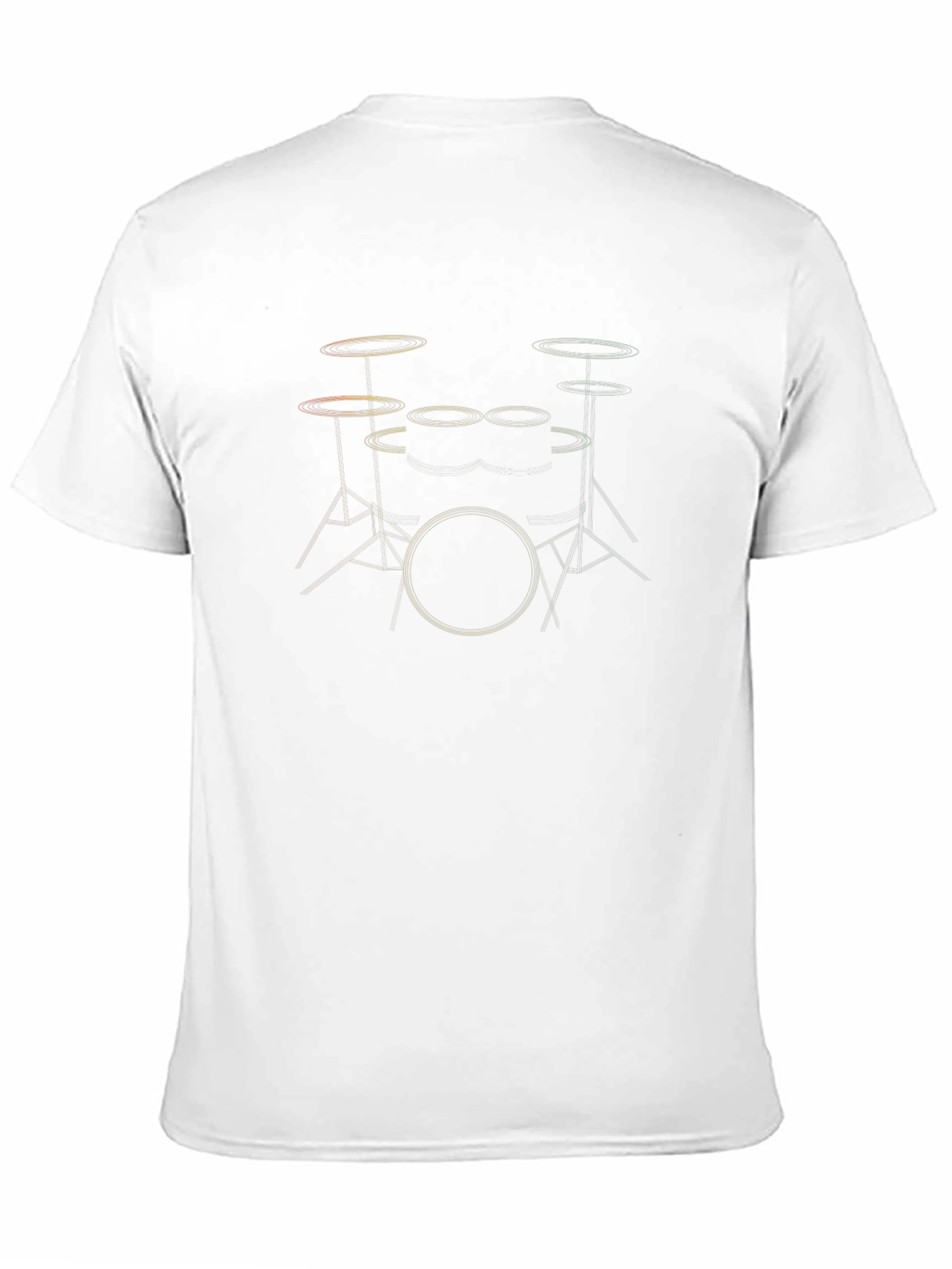 Drum Kit Graphic Tee - Music Lover T-Shirt