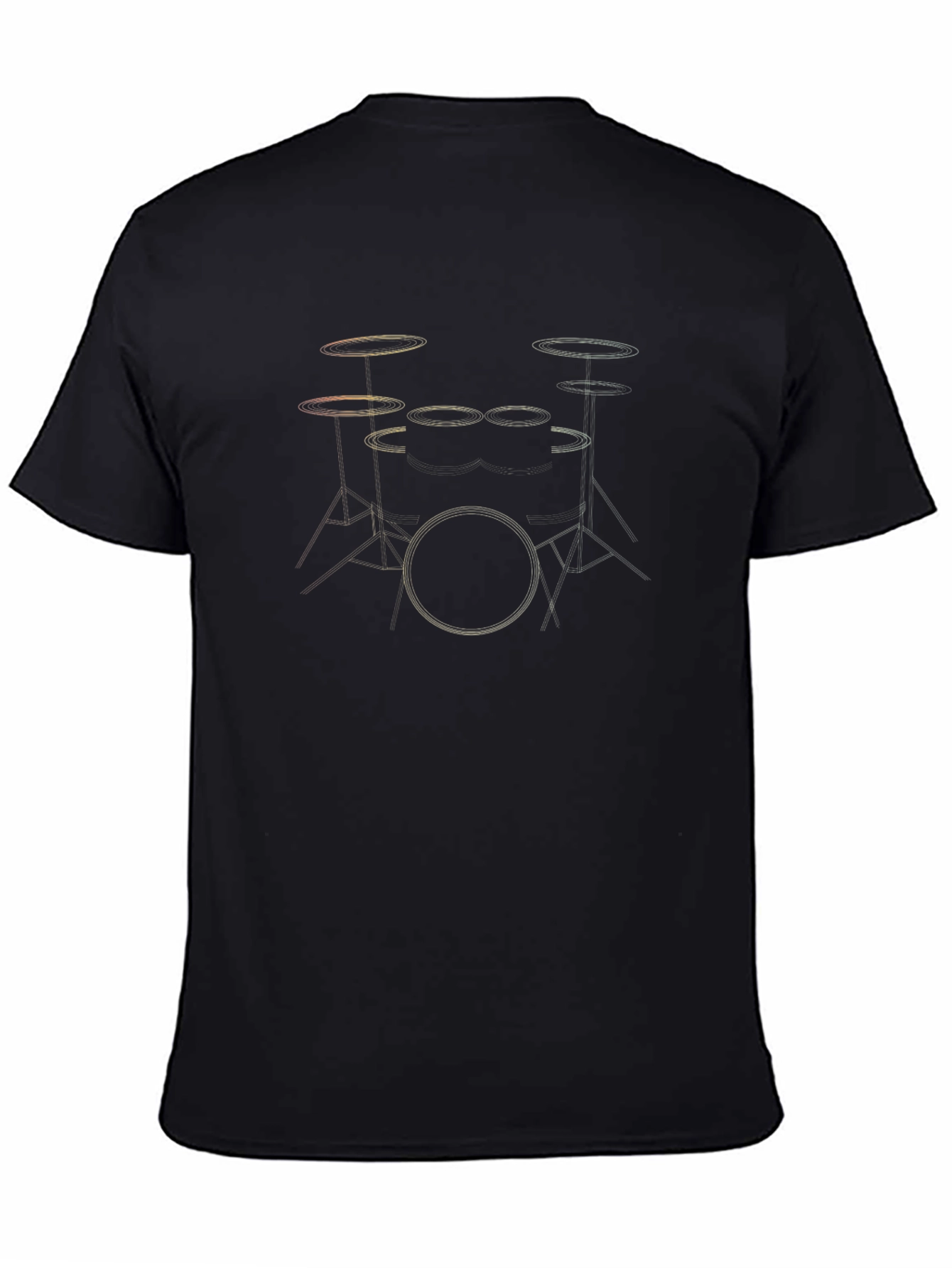 Drum Kit Graphic Tee - Music Lover T-Shirt