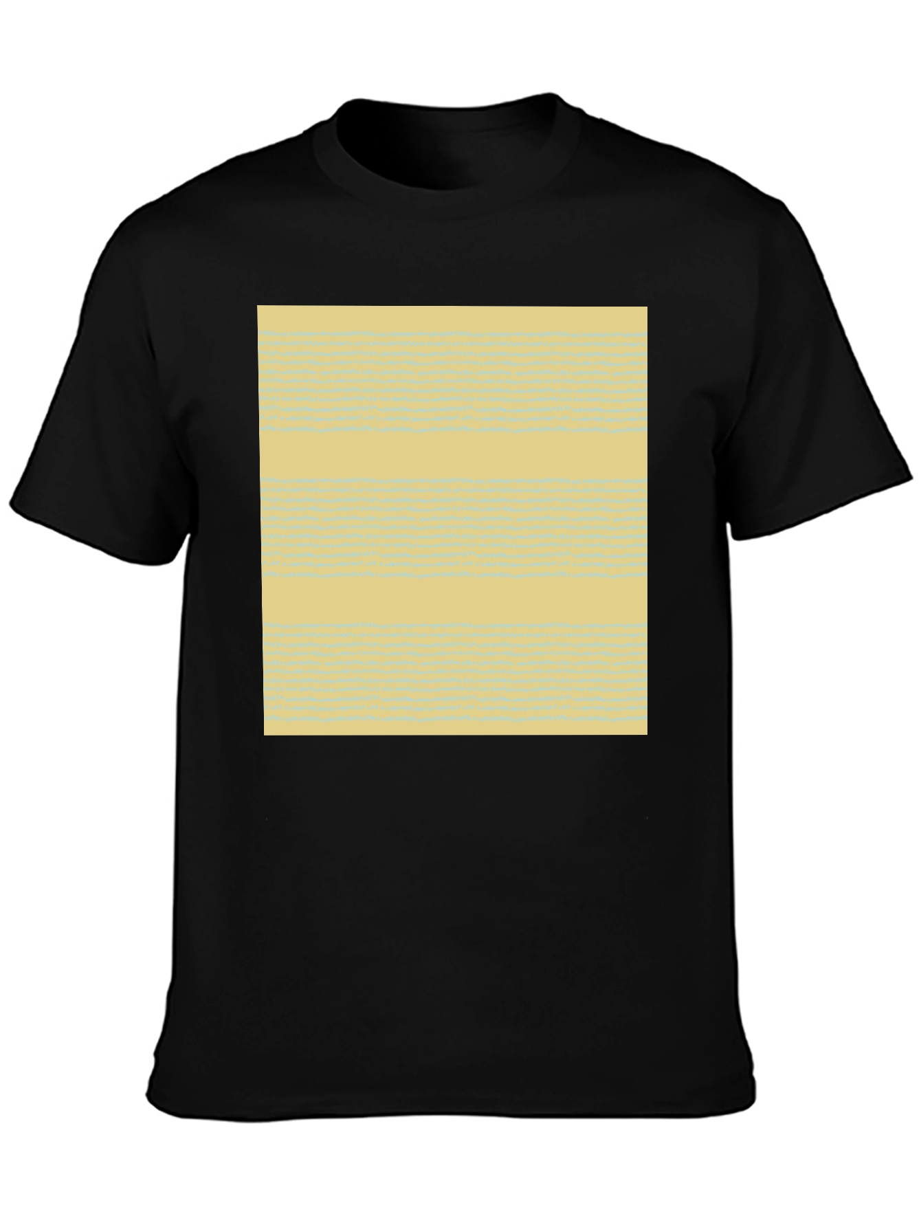 Abstract Pattern Tee - Soft Cotton Blend