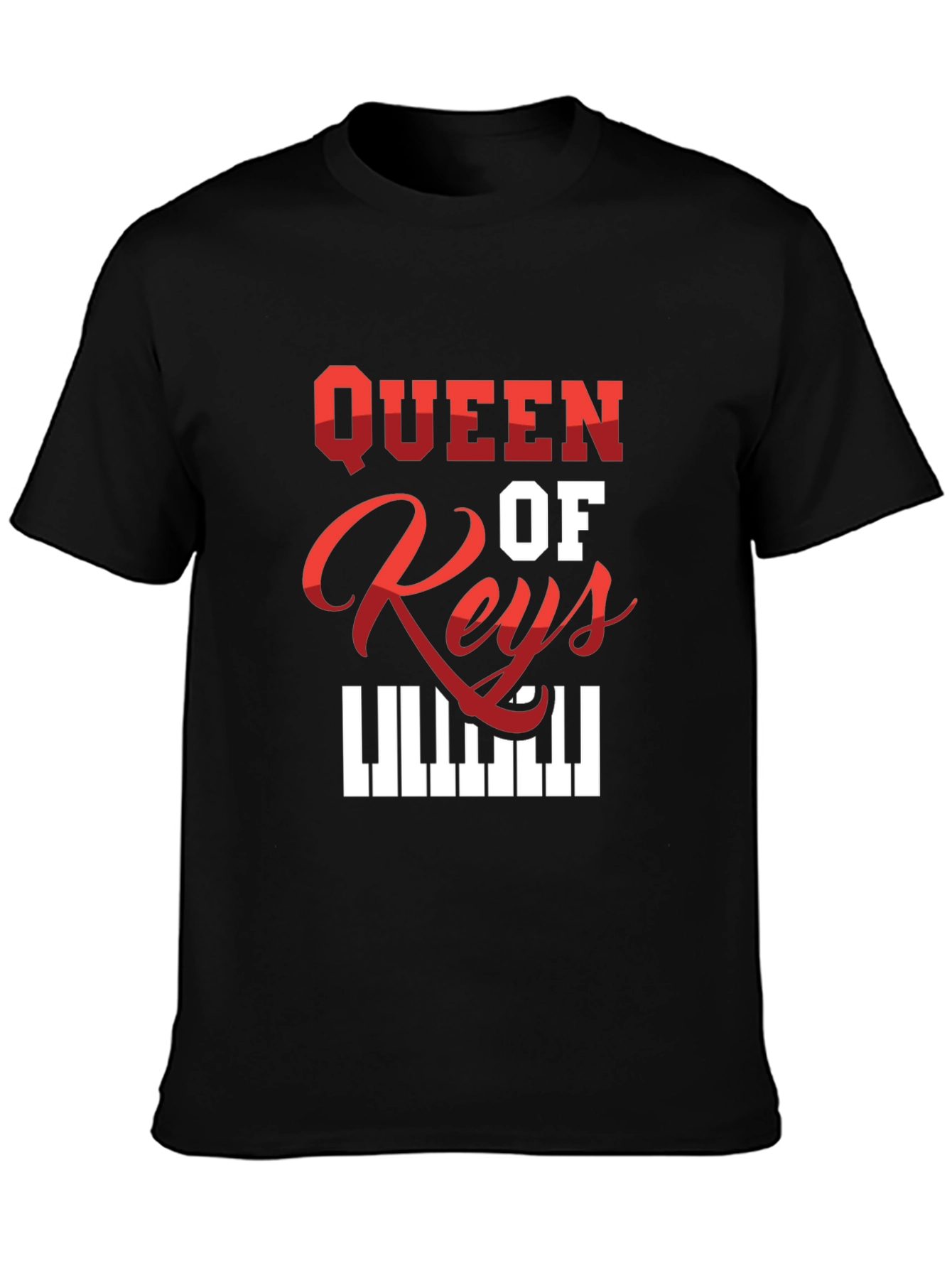 Queen of Keys T-Shirt - Music Lover Tee