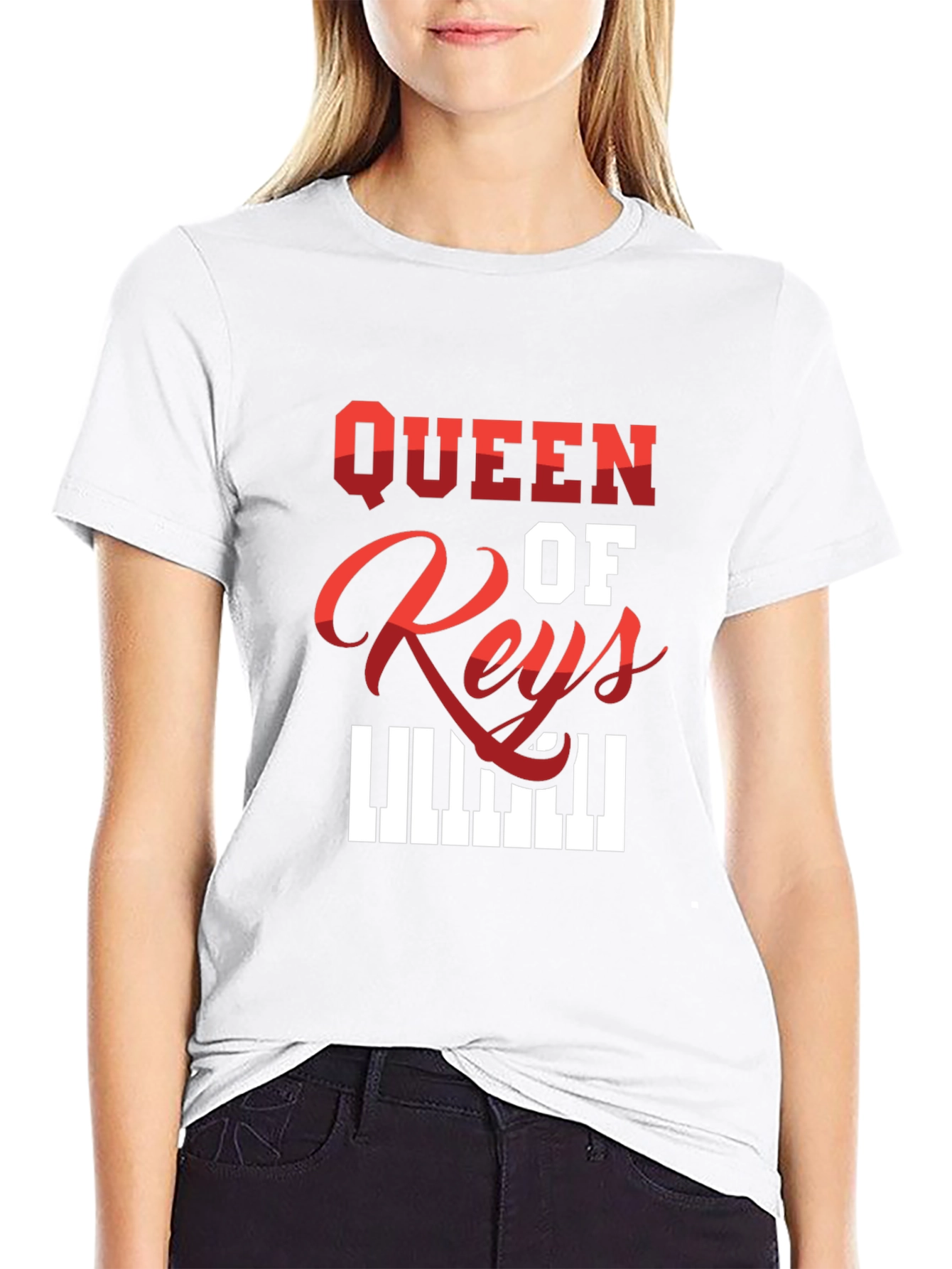 Queen of Keys T-Shirt - Music Lover Tee