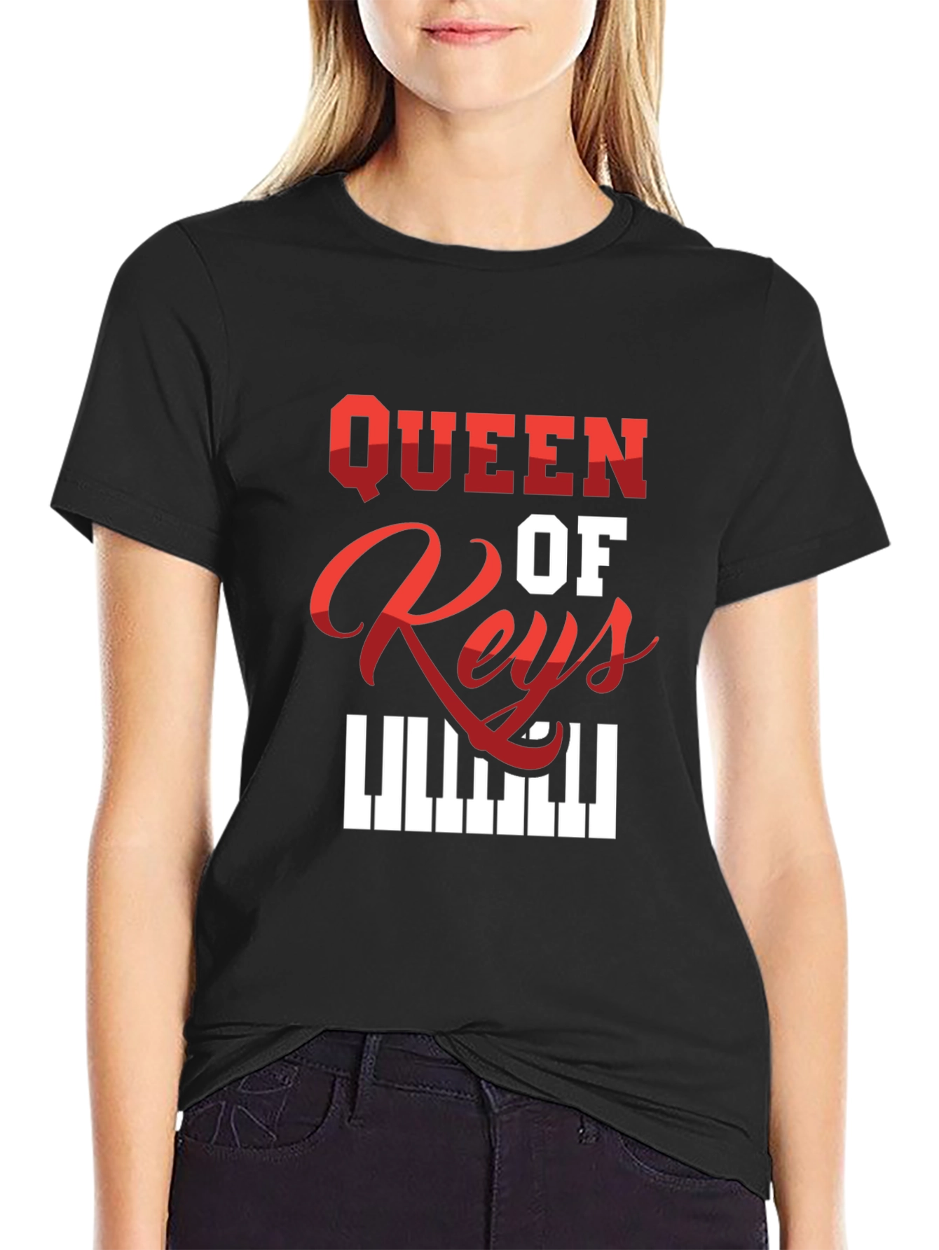 Queen of Keys T-Shirt - Music Lover Tee
