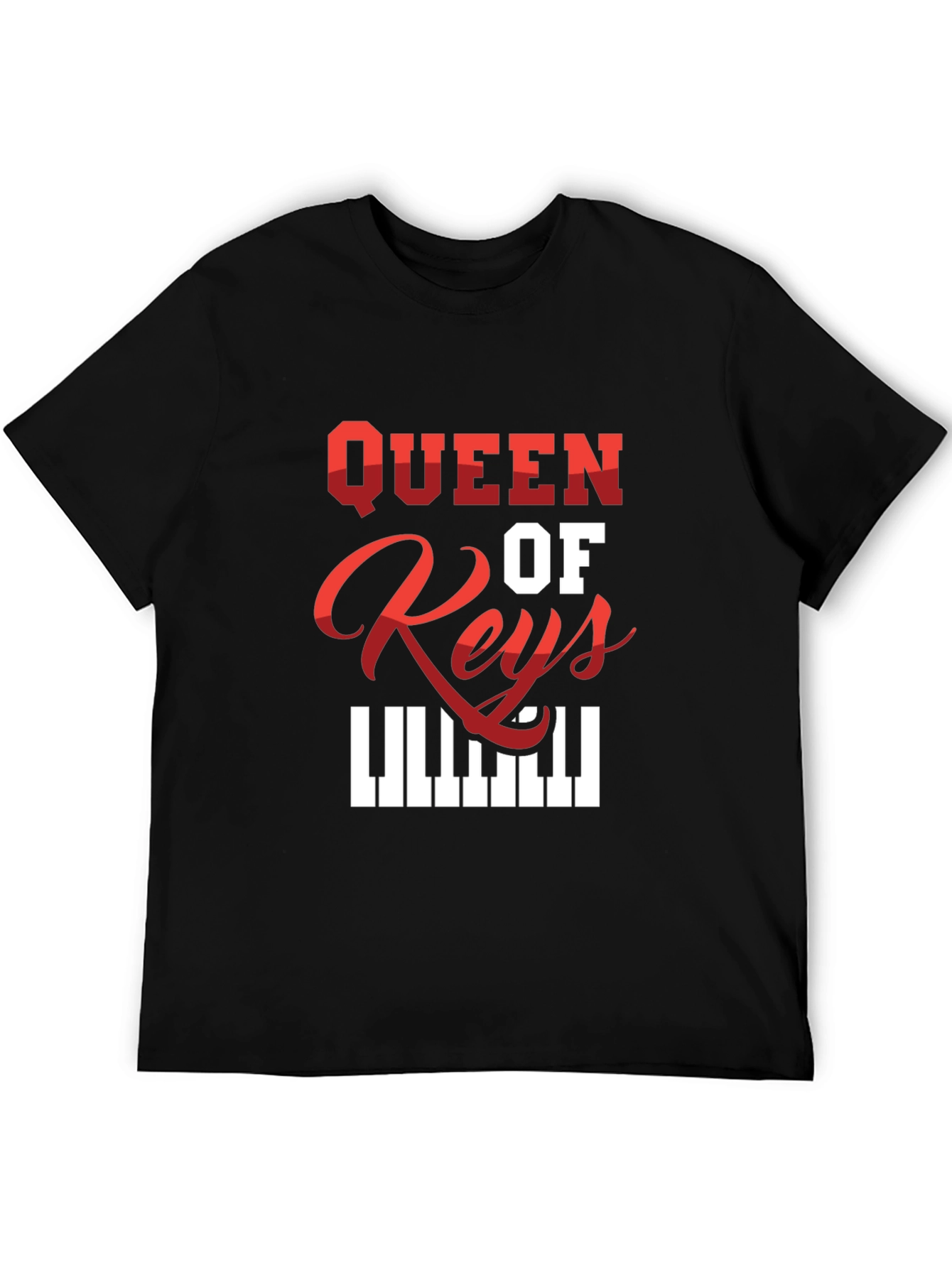 Queen of Keys T-Shirt - Music Lover Tee