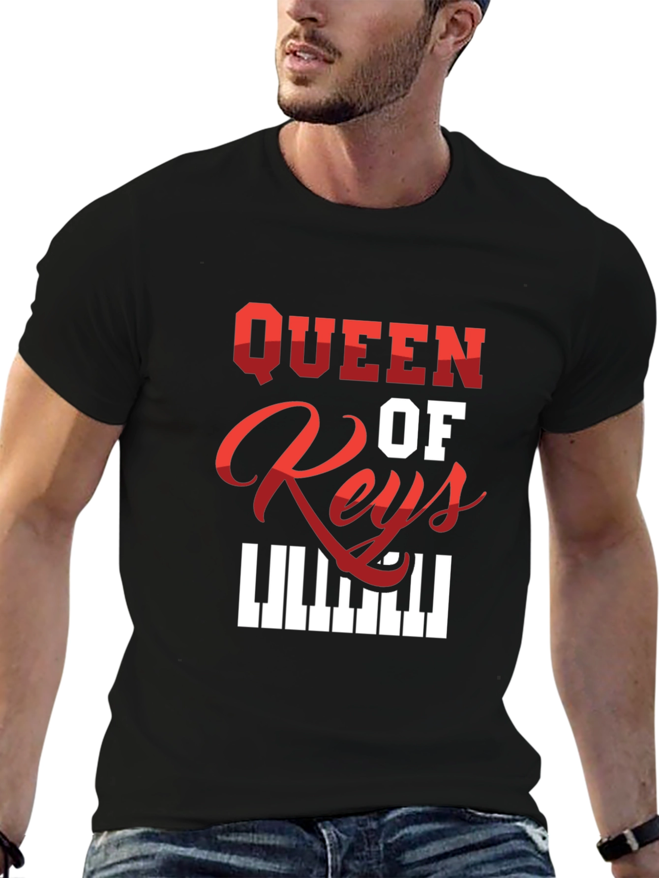 Queen of Keys T-Shirt - Music Lover Tee