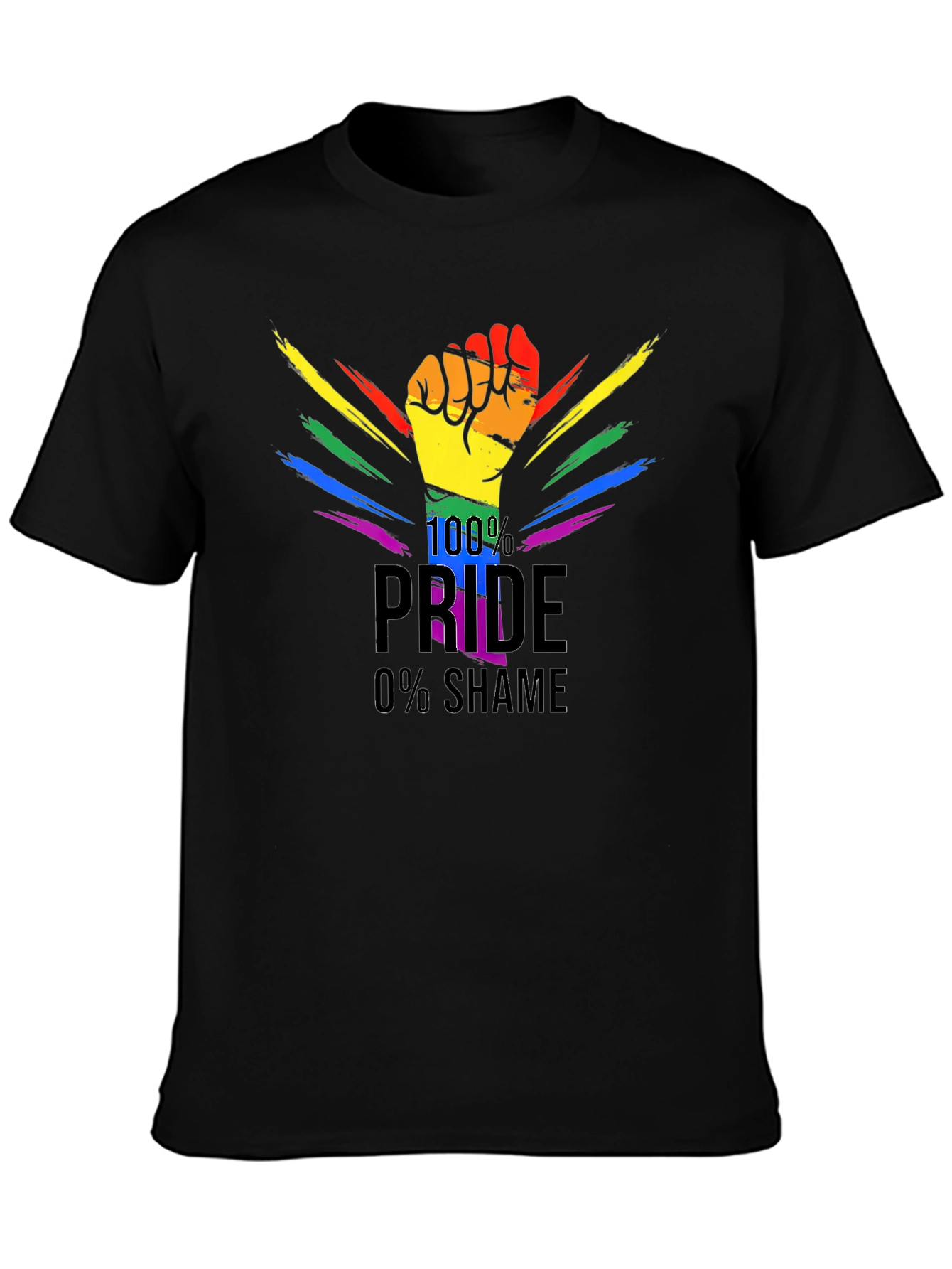 Pride T-Shirt - 100% Pride 0% Shame