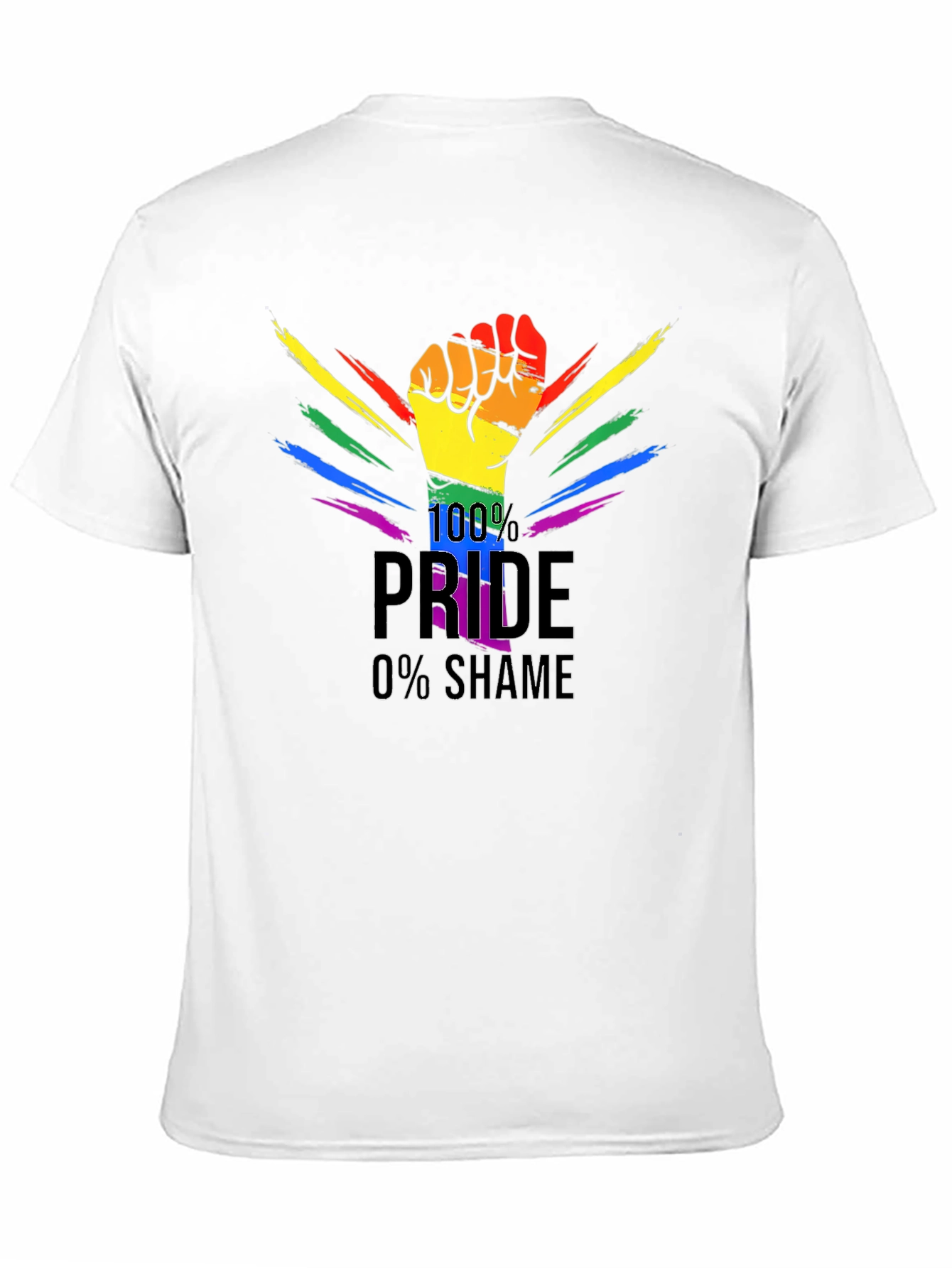 Pride T-Shirt - 100% Pride 0% Shame