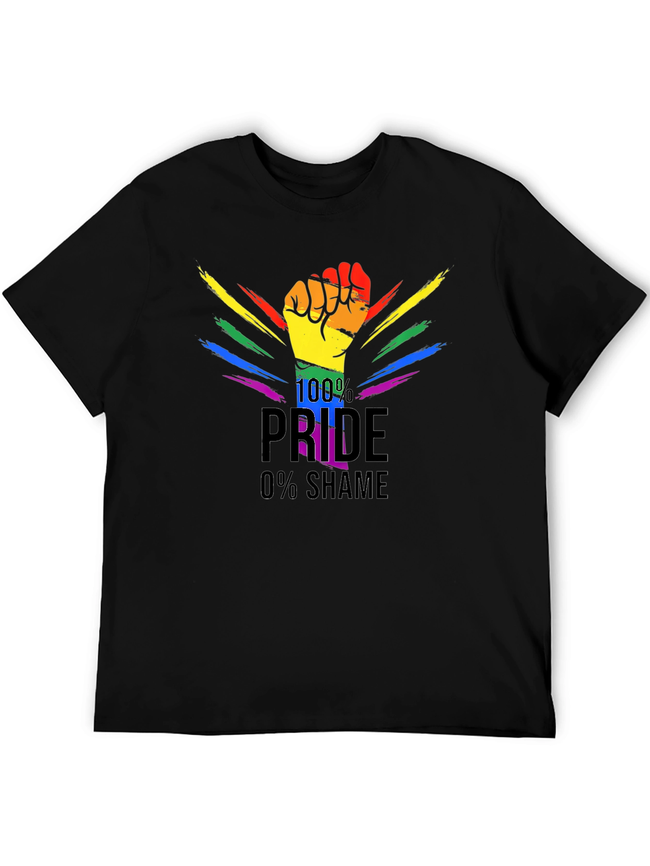 Pride T-Shirt - 100% Pride 0% Shame