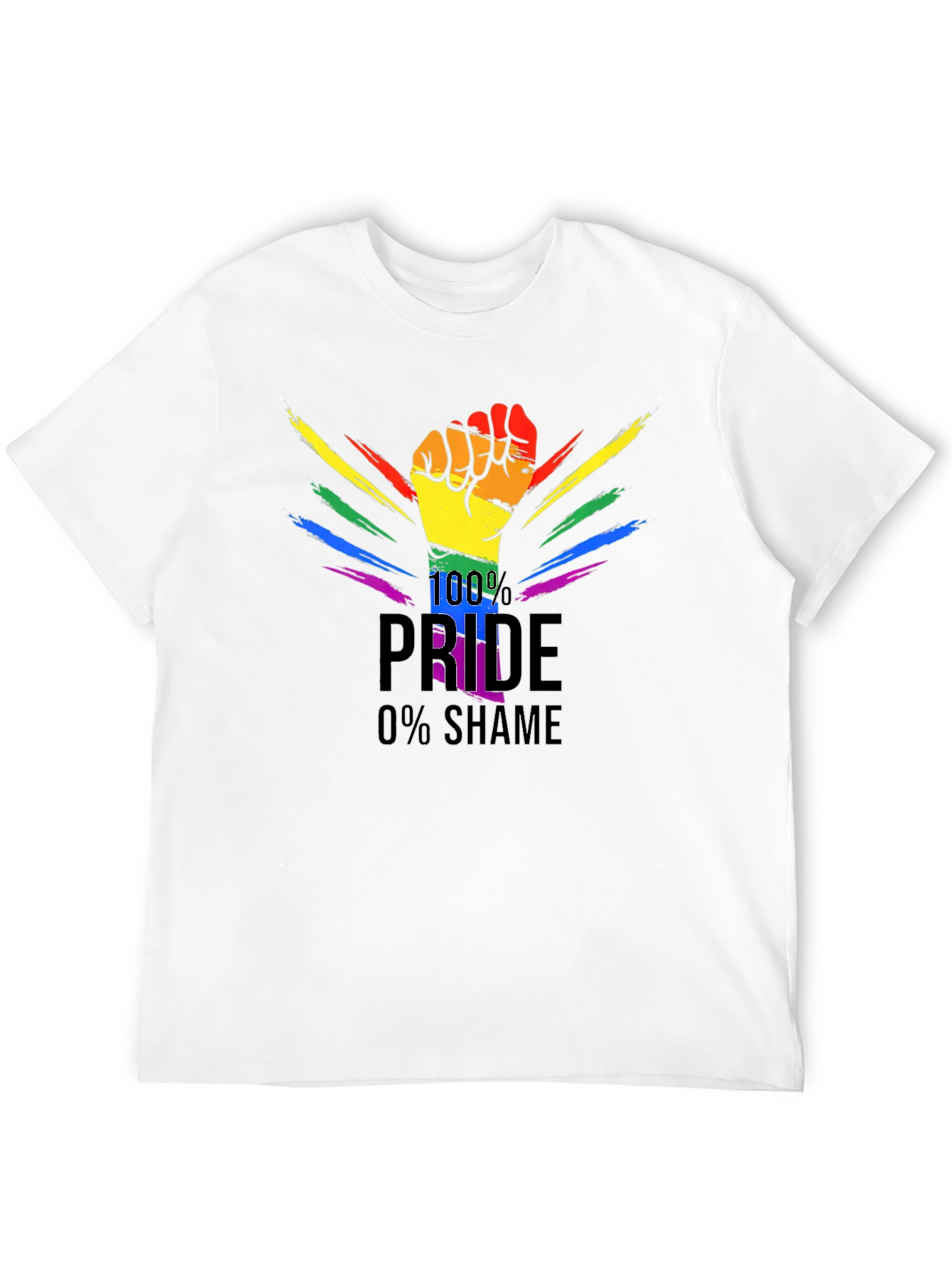 Pride T-Shirt - 100% Pride 0% Shame