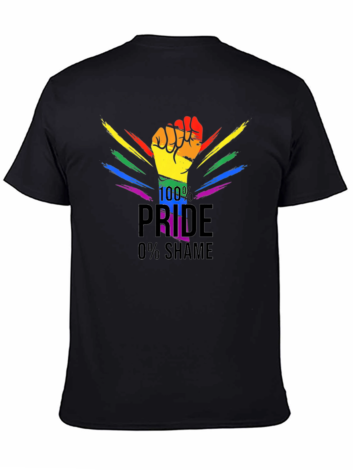 Pride T-Shirt - 100% Pride 0% Shame