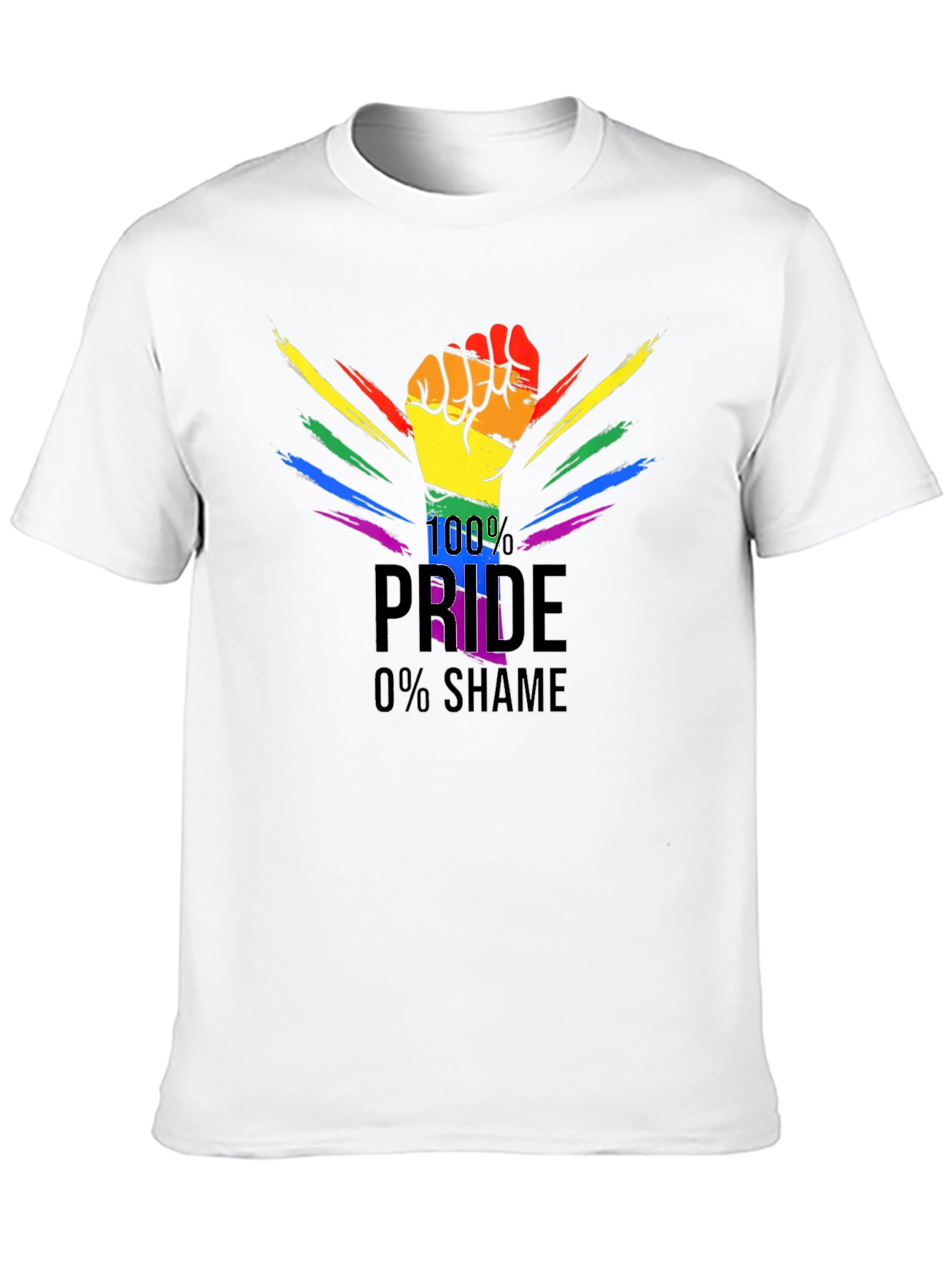Pride T-Shirt - 100% Pride 0% Shame