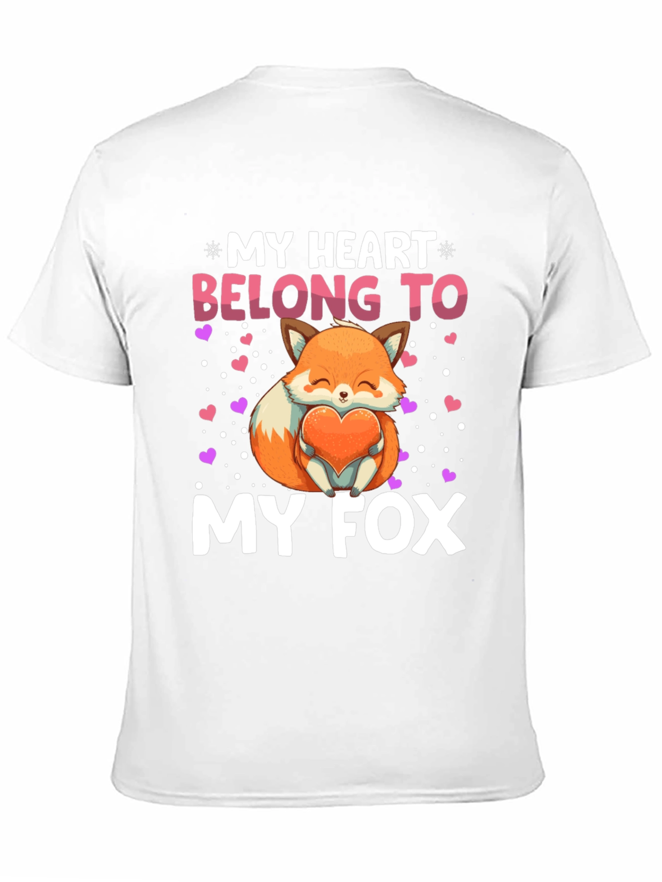 My Heart Belongs to My Fox Graphic Tee
