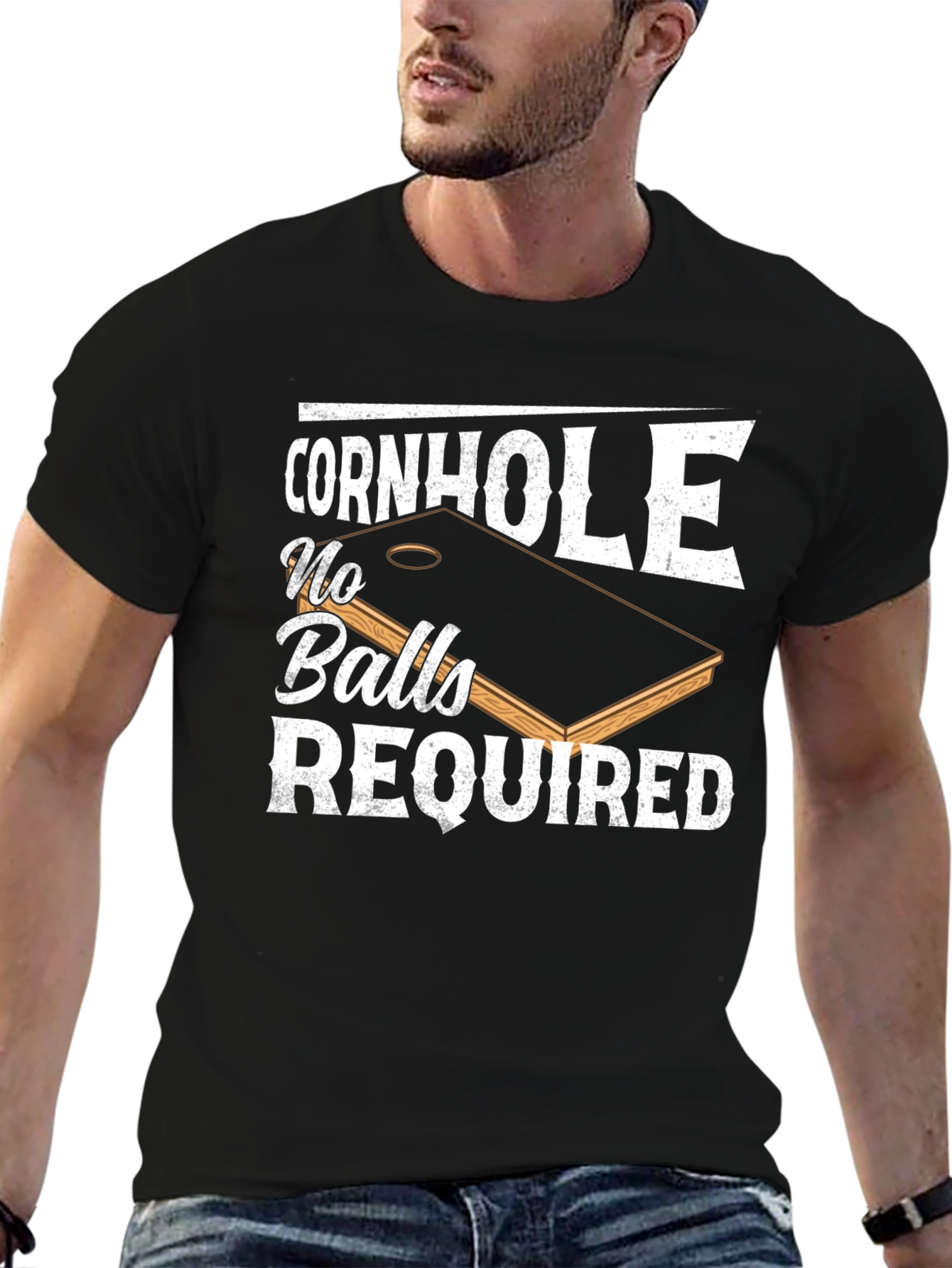 Cornhole No Balls Required T-Shirt