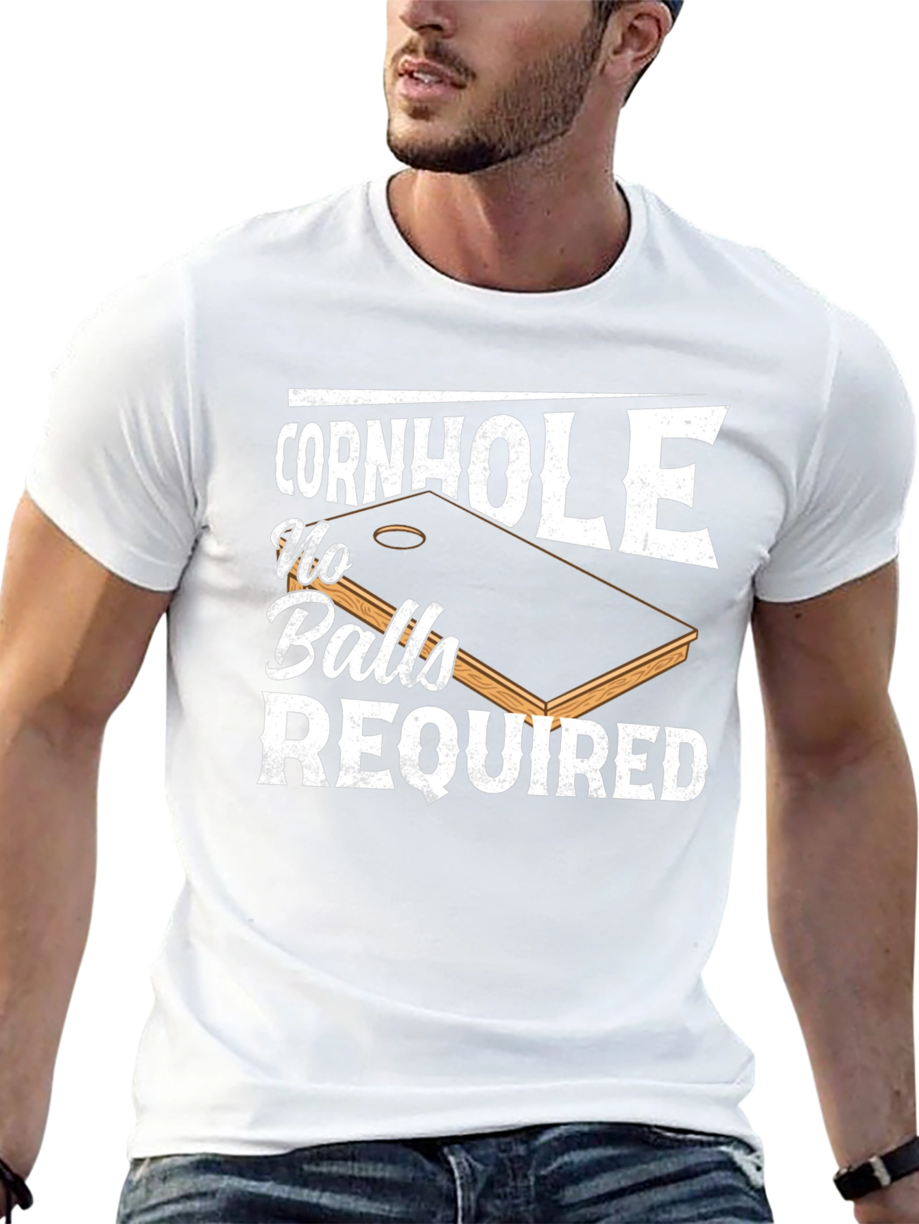 Cornhole No Balls Required T-Shirt