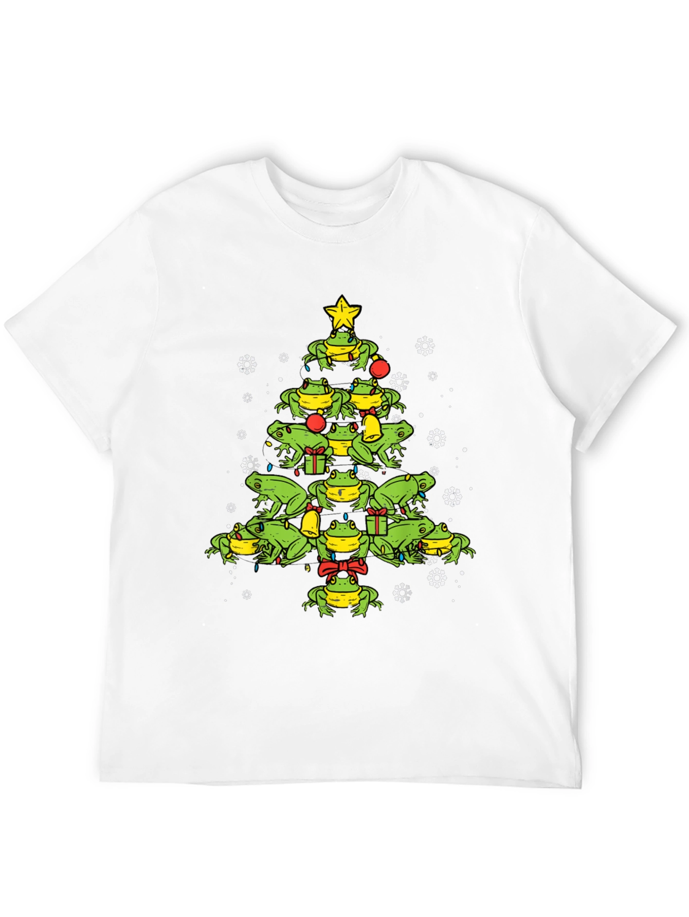 Frog Christmas Tree T-Shirt - Holiday Apparel