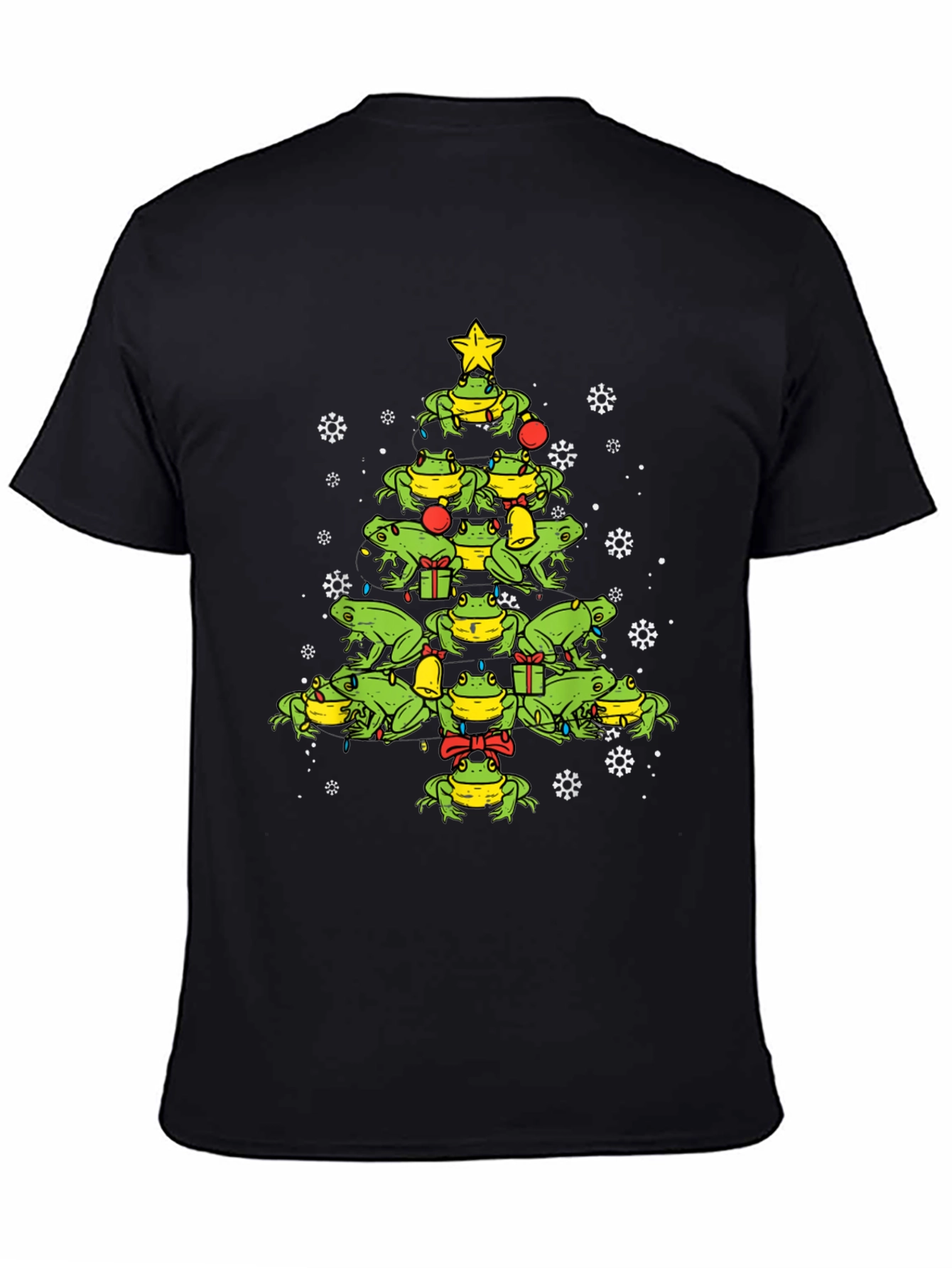 Frog Christmas Tree T-Shirt - Holiday Apparel