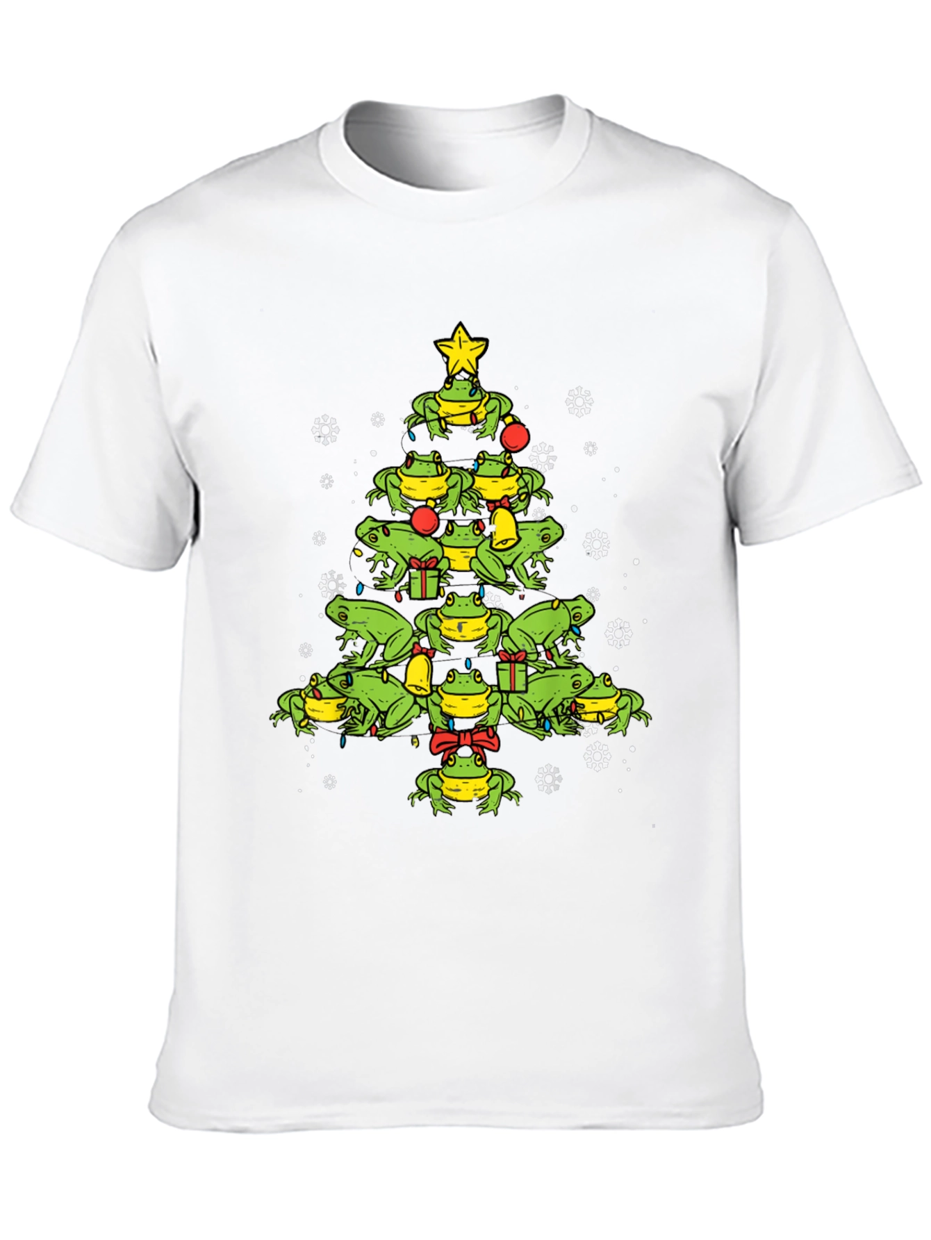 Frog Christmas Tree T-Shirt - Holiday Apparel