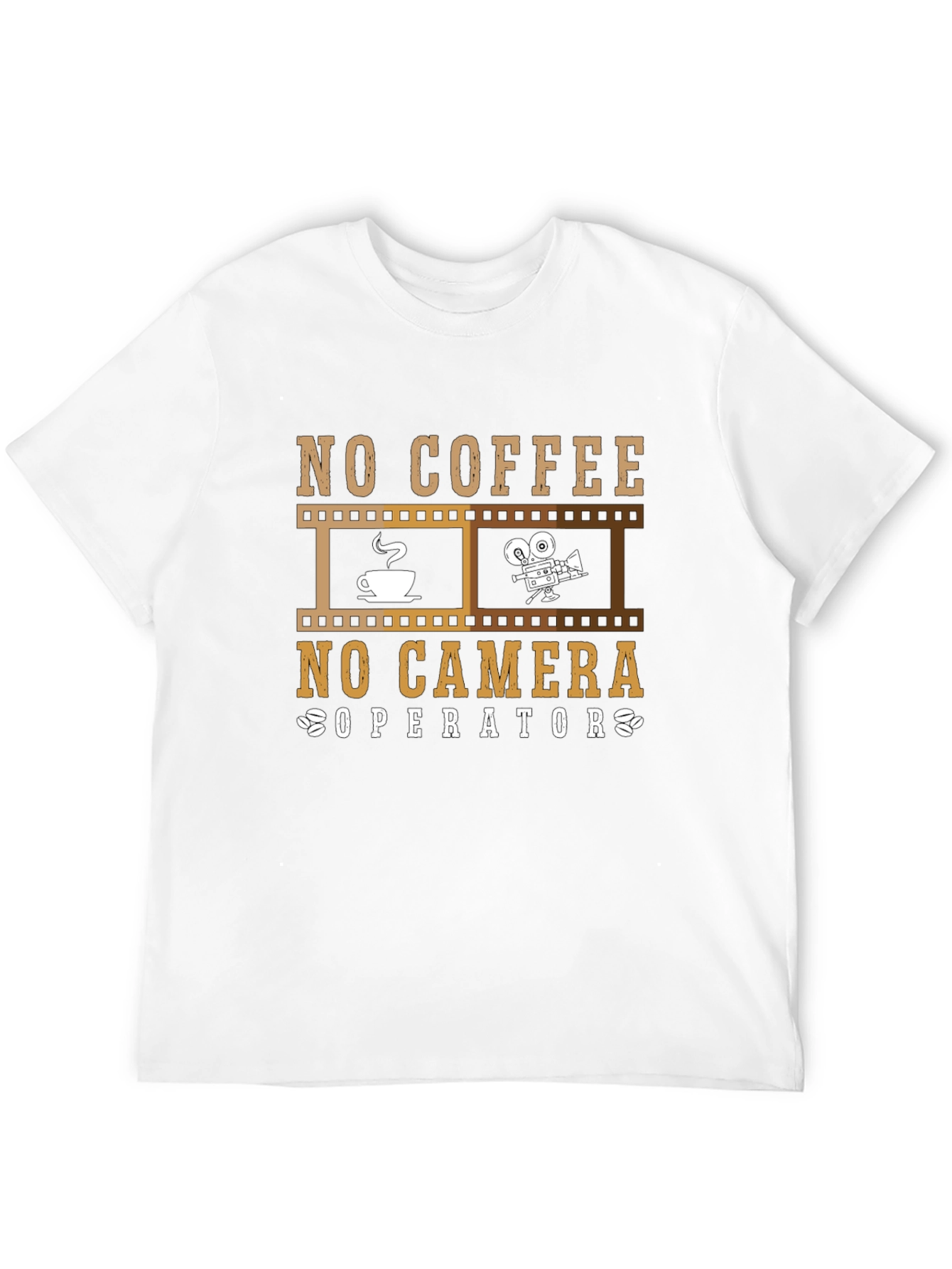 No Coffee No Camera Operator T-Shirt
