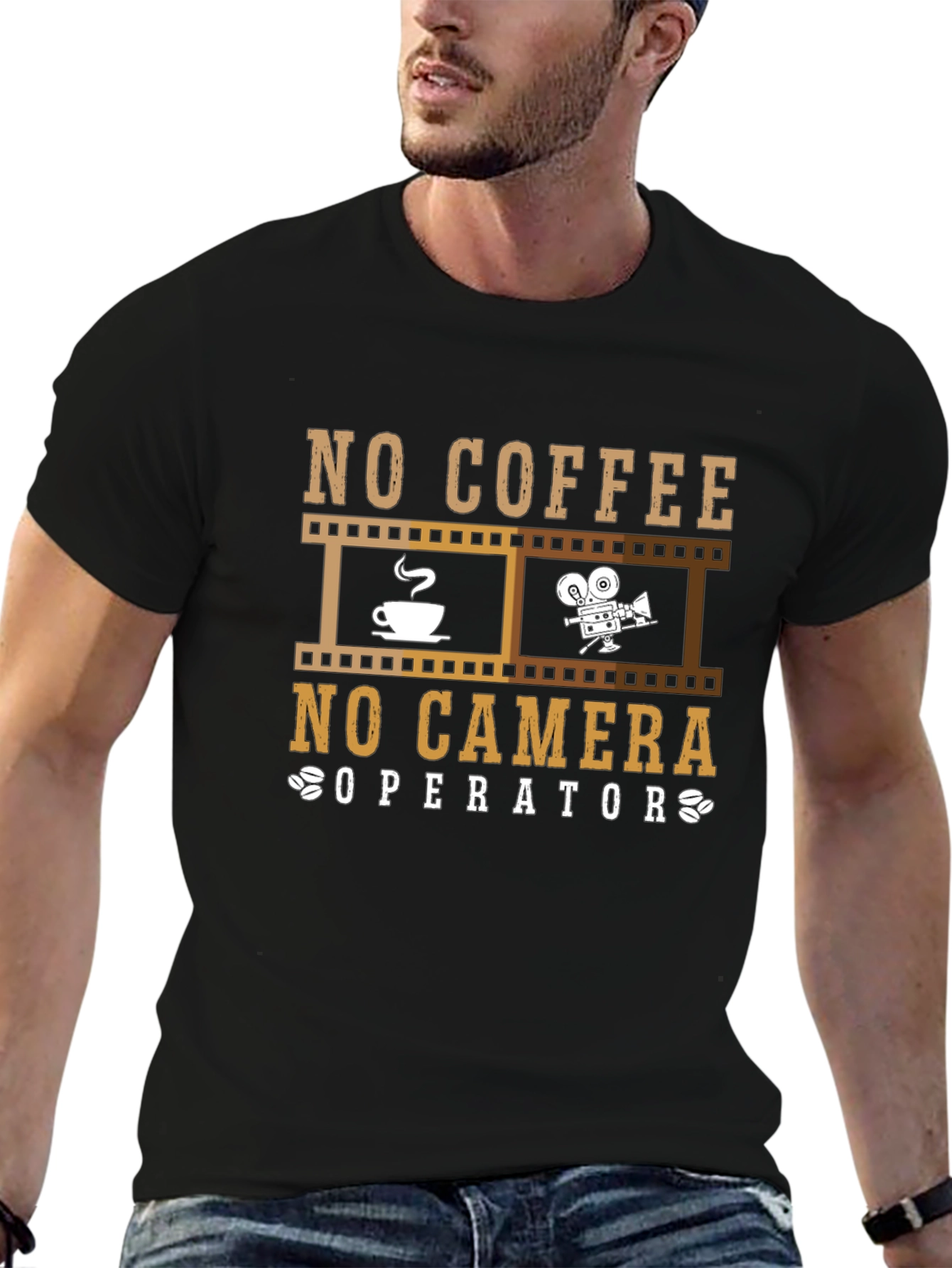 No Coffee No Camera Operator T-Shirt