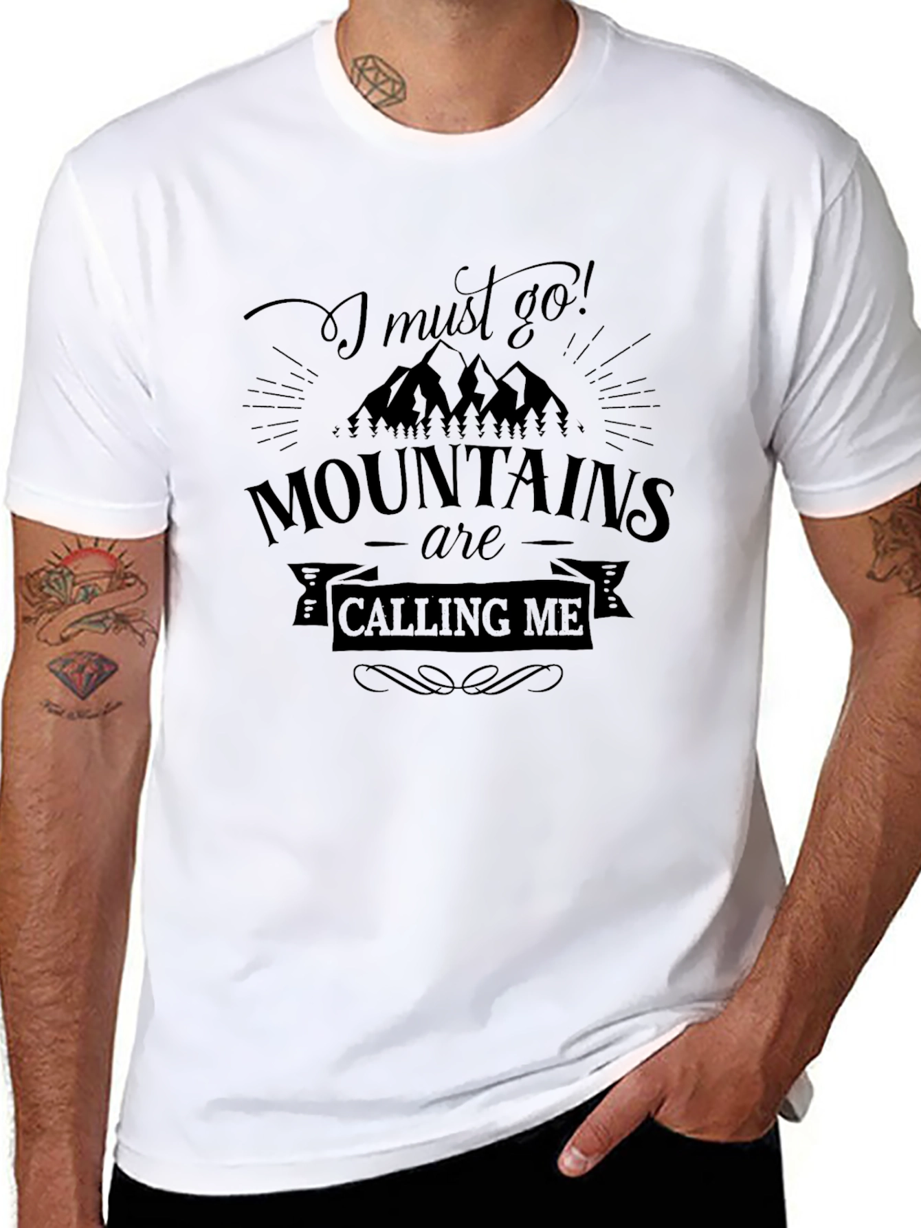 Mountain Calling Graphic Tee - Adventure Awaits!