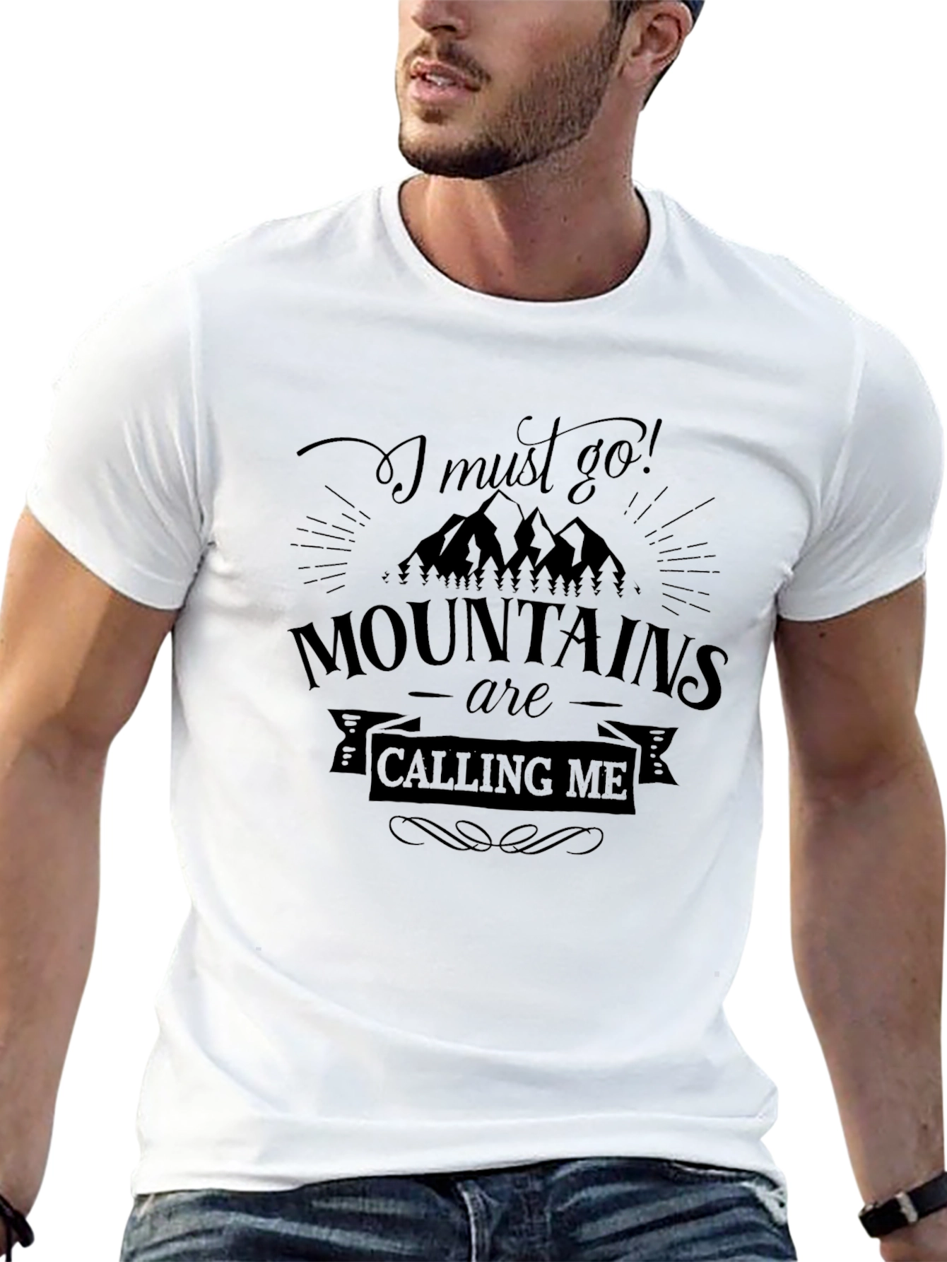 Mountain Calling Graphic Tee - Adventure Awaits!
