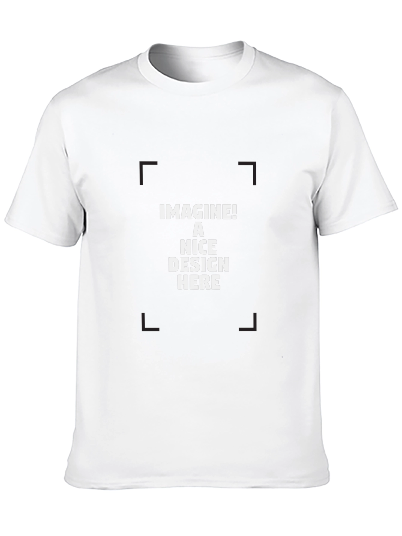 Classic Black Crew Neck Tee