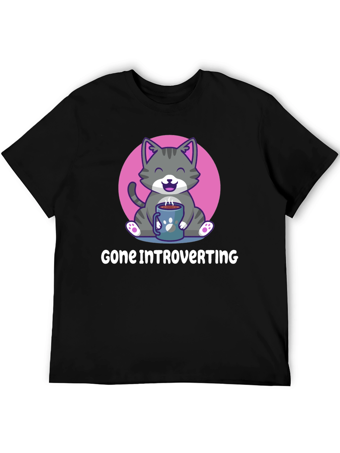 Introvert Cat T-Shirt: Cozy Comfort
