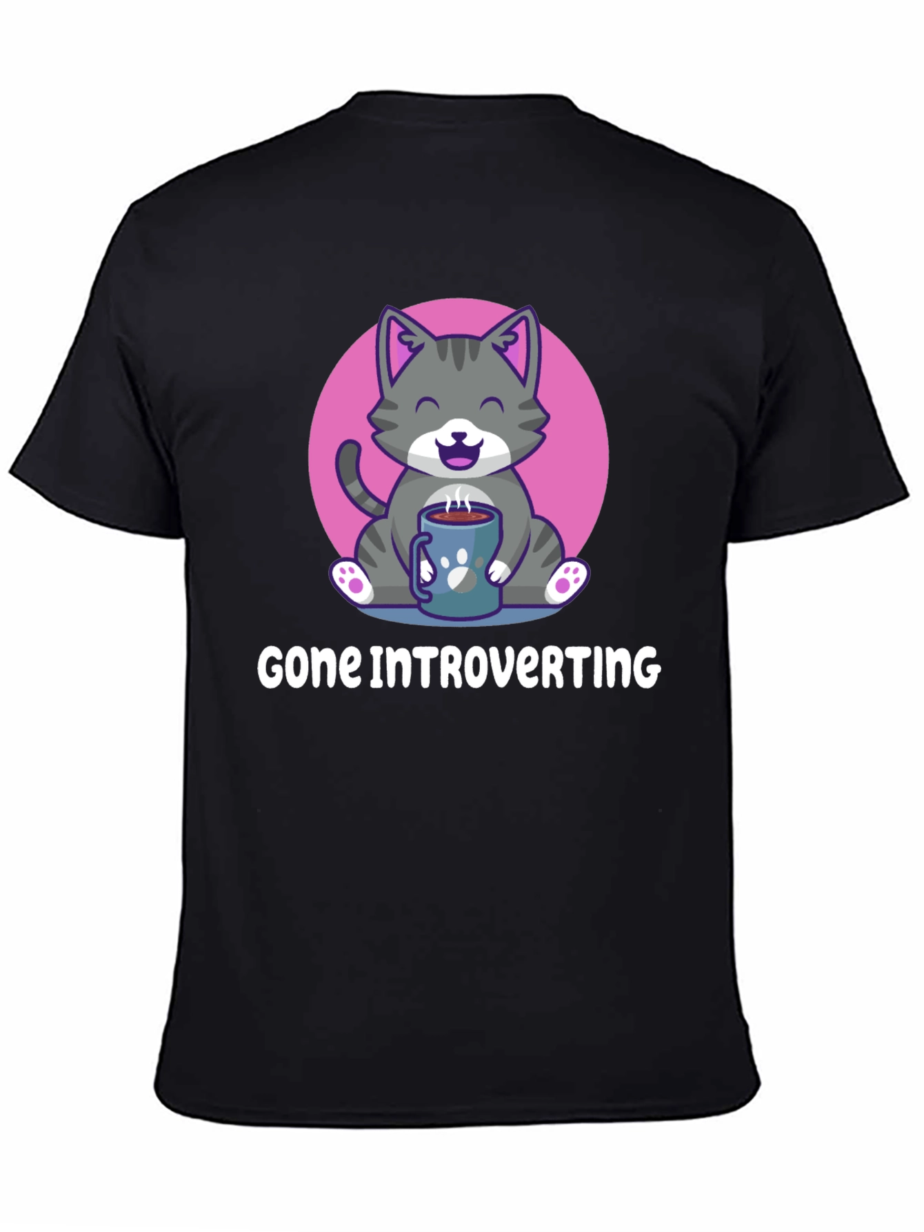 Introvert Cat T-Shirt: Cozy Comfort
