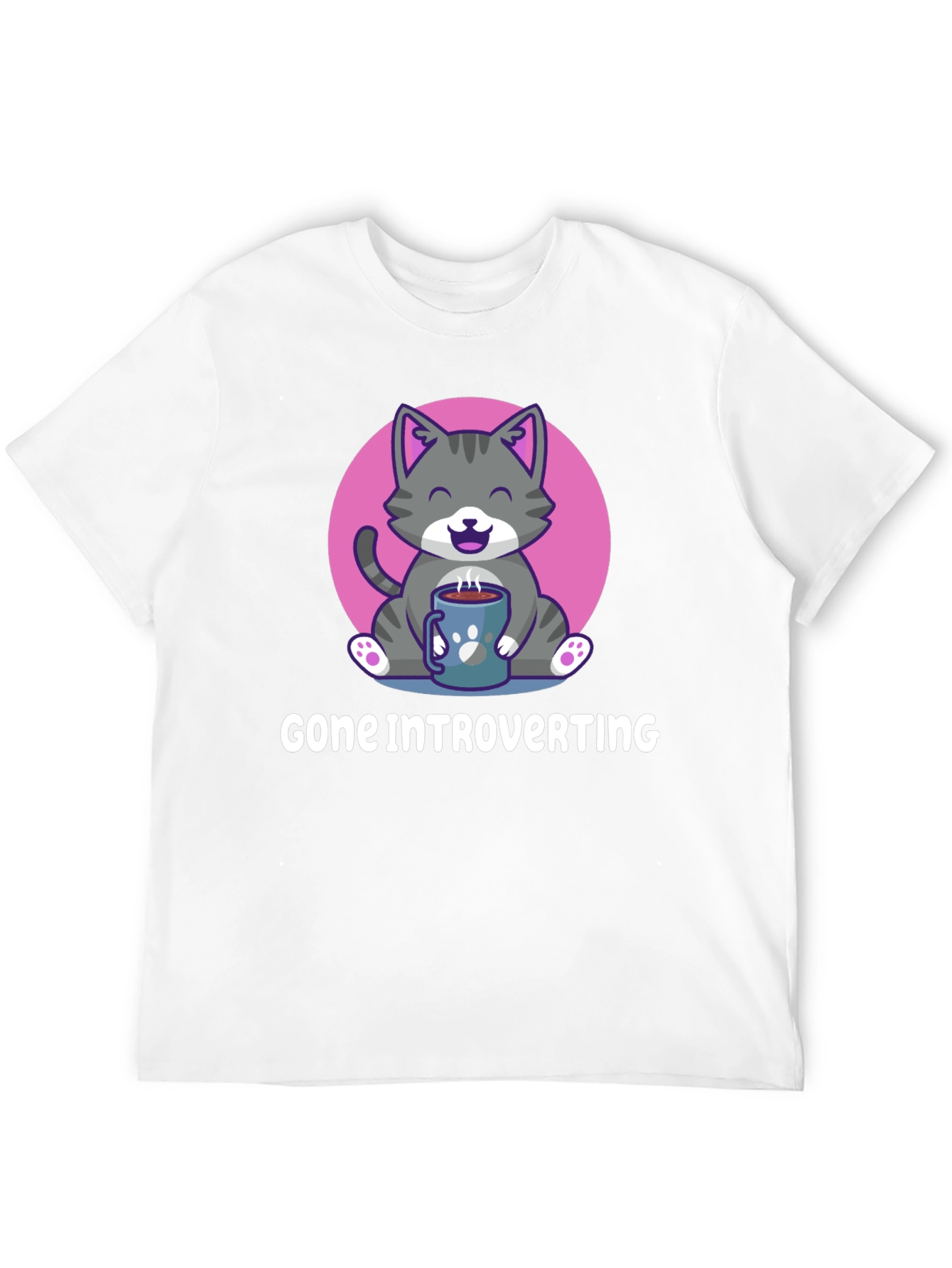 Introvert Cat T-Shirt: Cozy Comfort