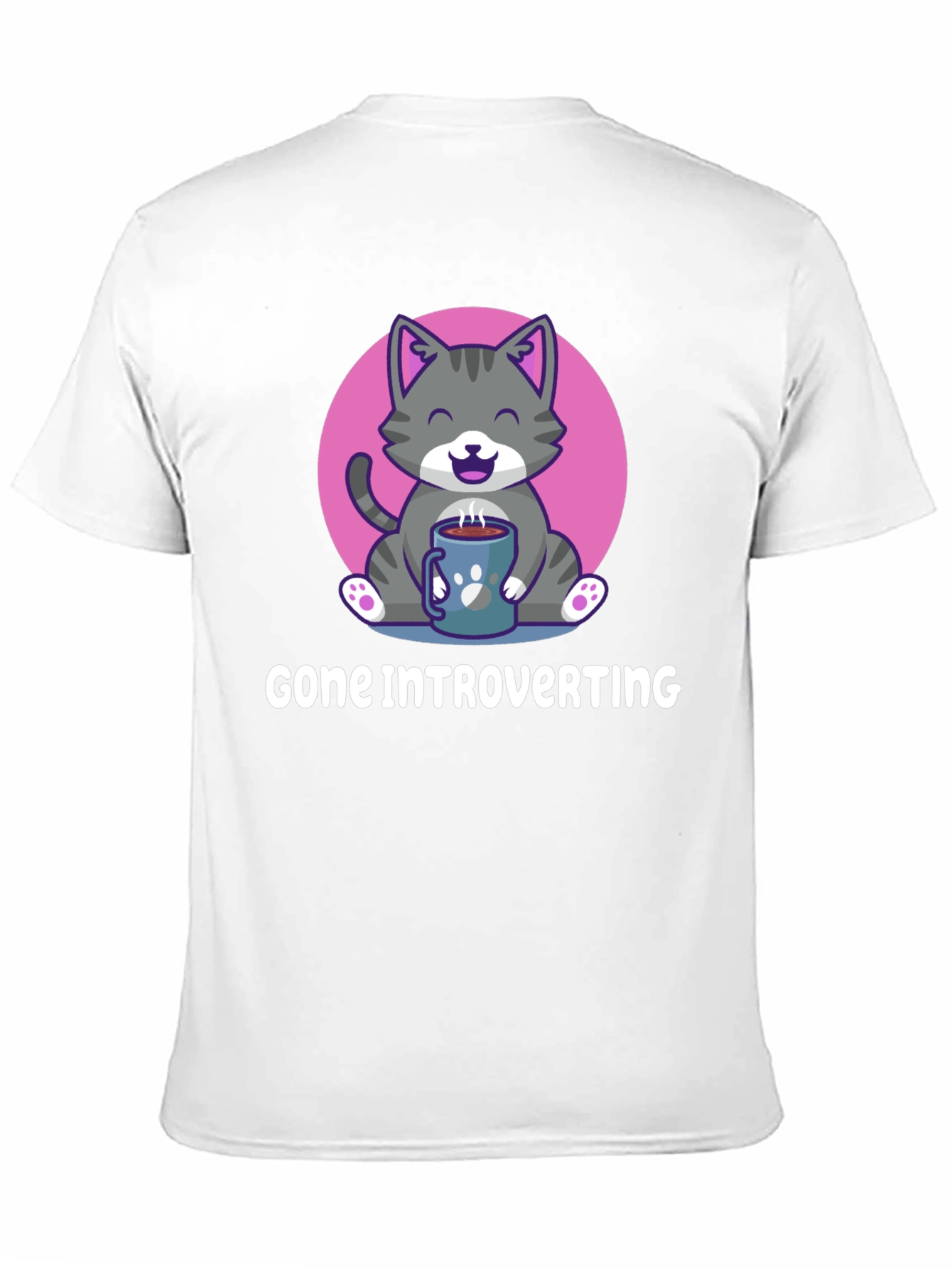 Introvert Cat T-Shirt: Cozy Comfort